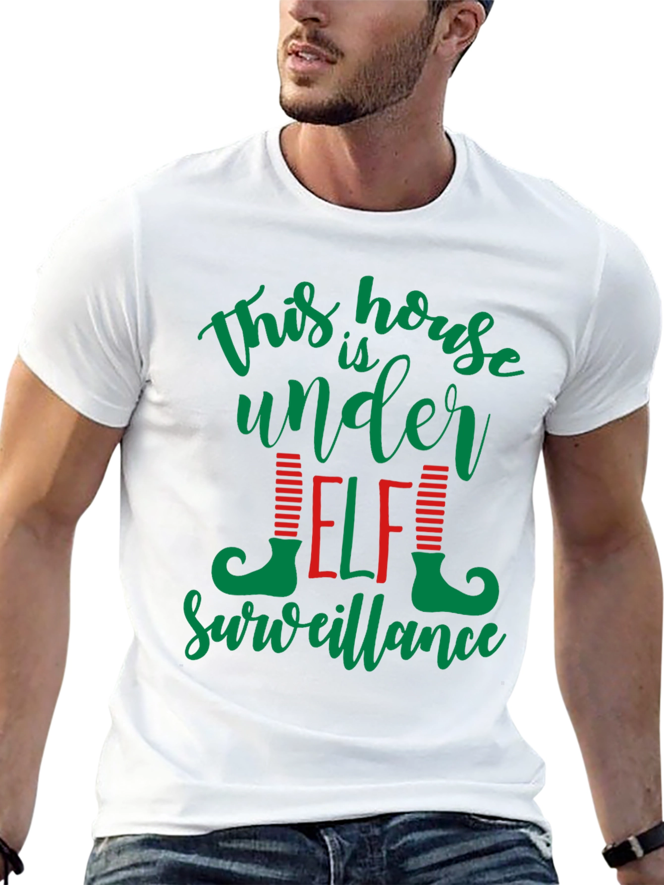 This House Is Under Elf Surveillance T-Shirt