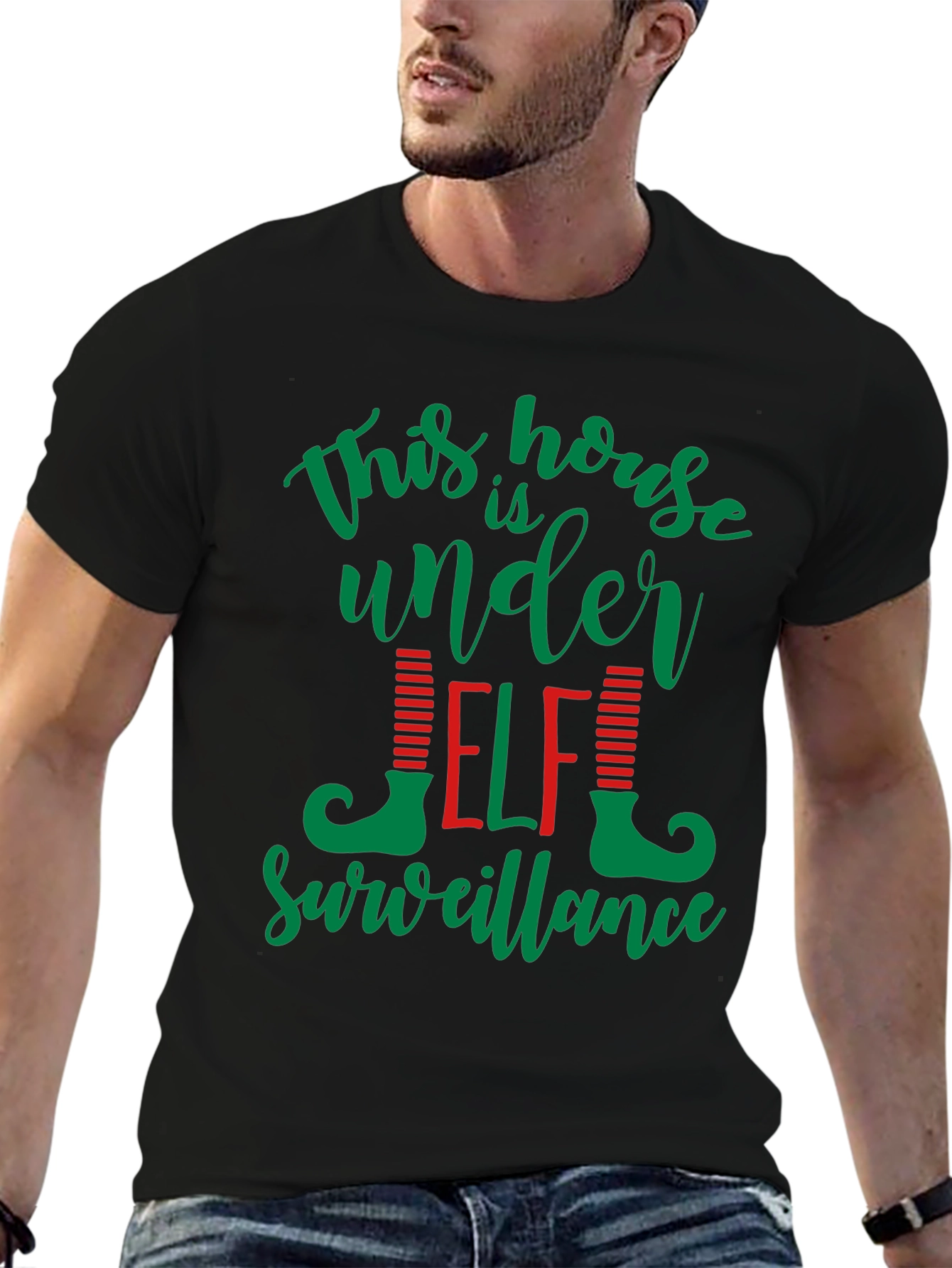 This House Is Under Elf Surveillance T-Shirt