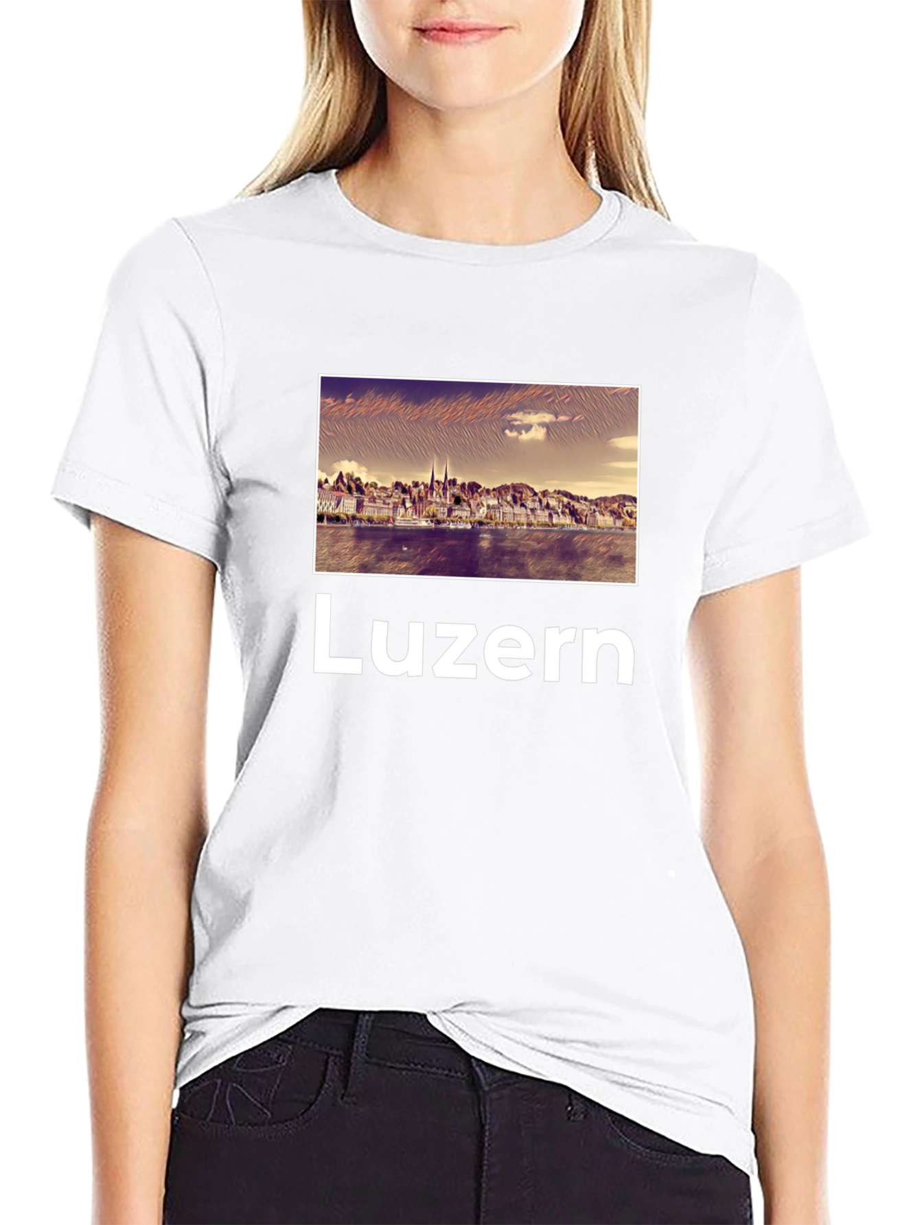 Luzern Graphic Tee - Stylish Travel Souvenir