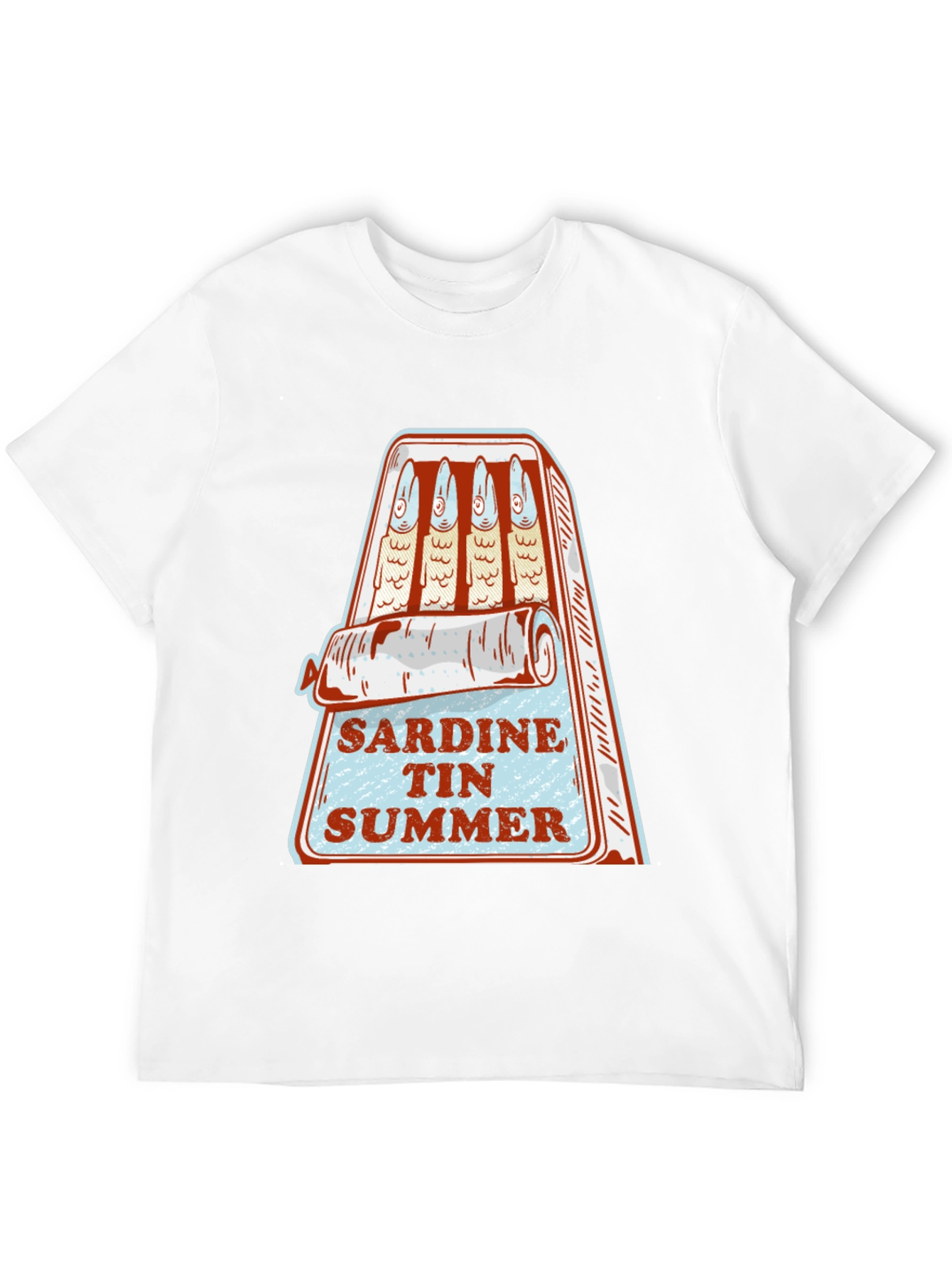 Sardine Tin Summer Graphic T-Shirt