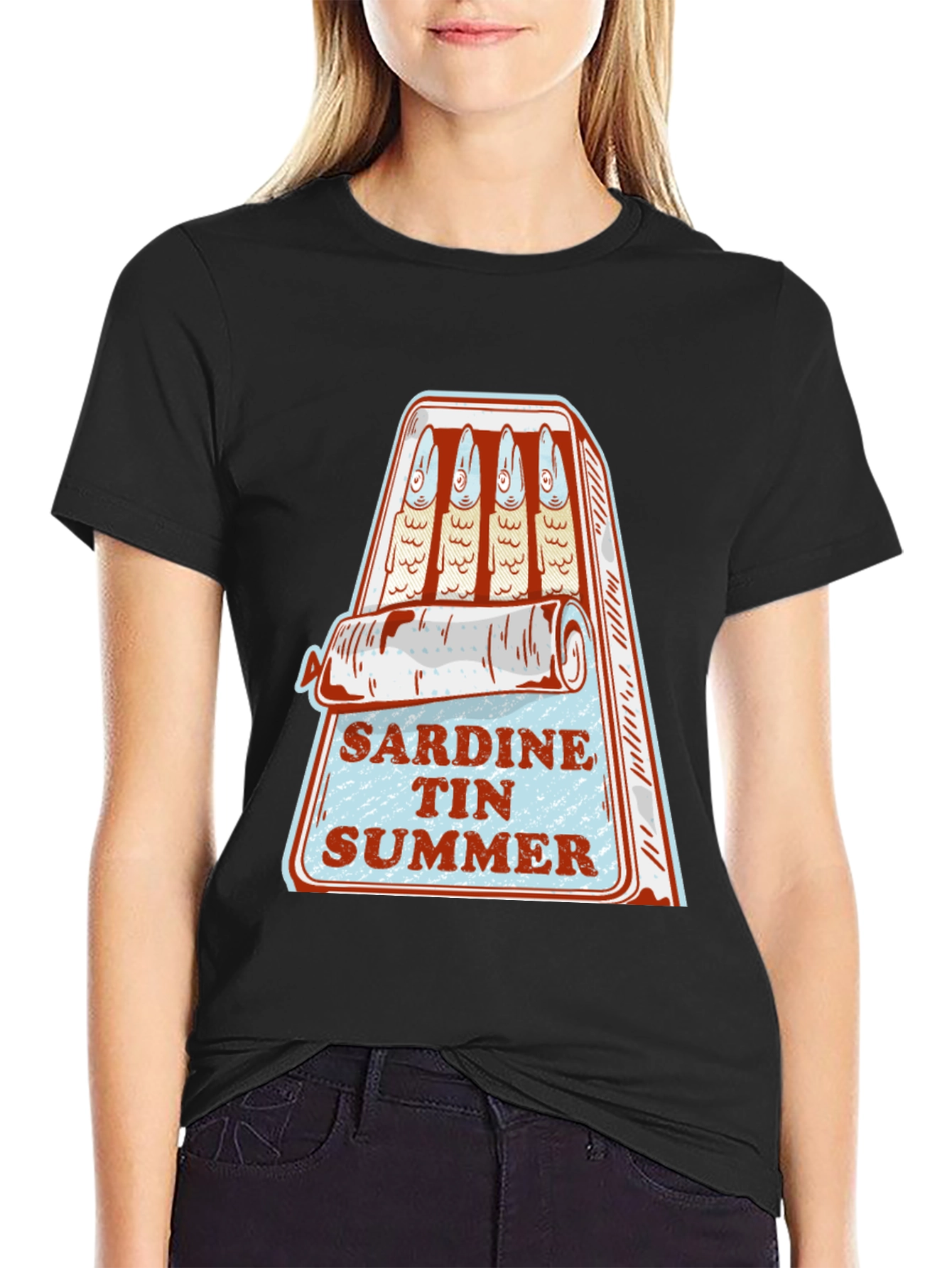 Sardine Tin Summer Graphic T-Shirt