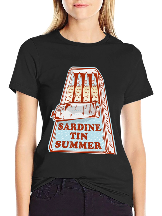 Sardine Tin Summer Graphic T-Shirt