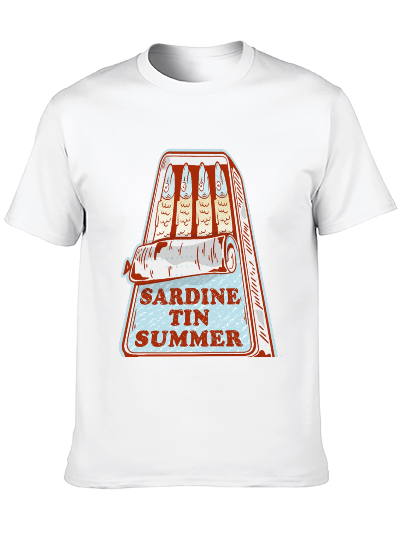 Sardine Tin Summer Graphic T-Shirt