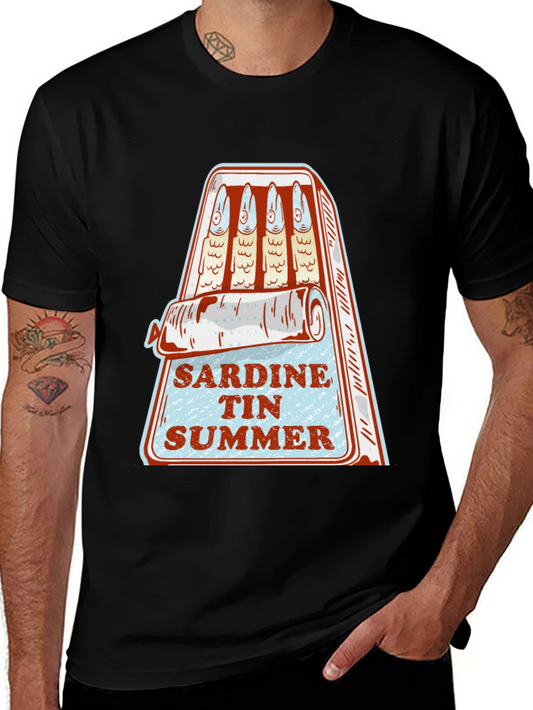 Sardine Tin Summer Graphic T-Shirt