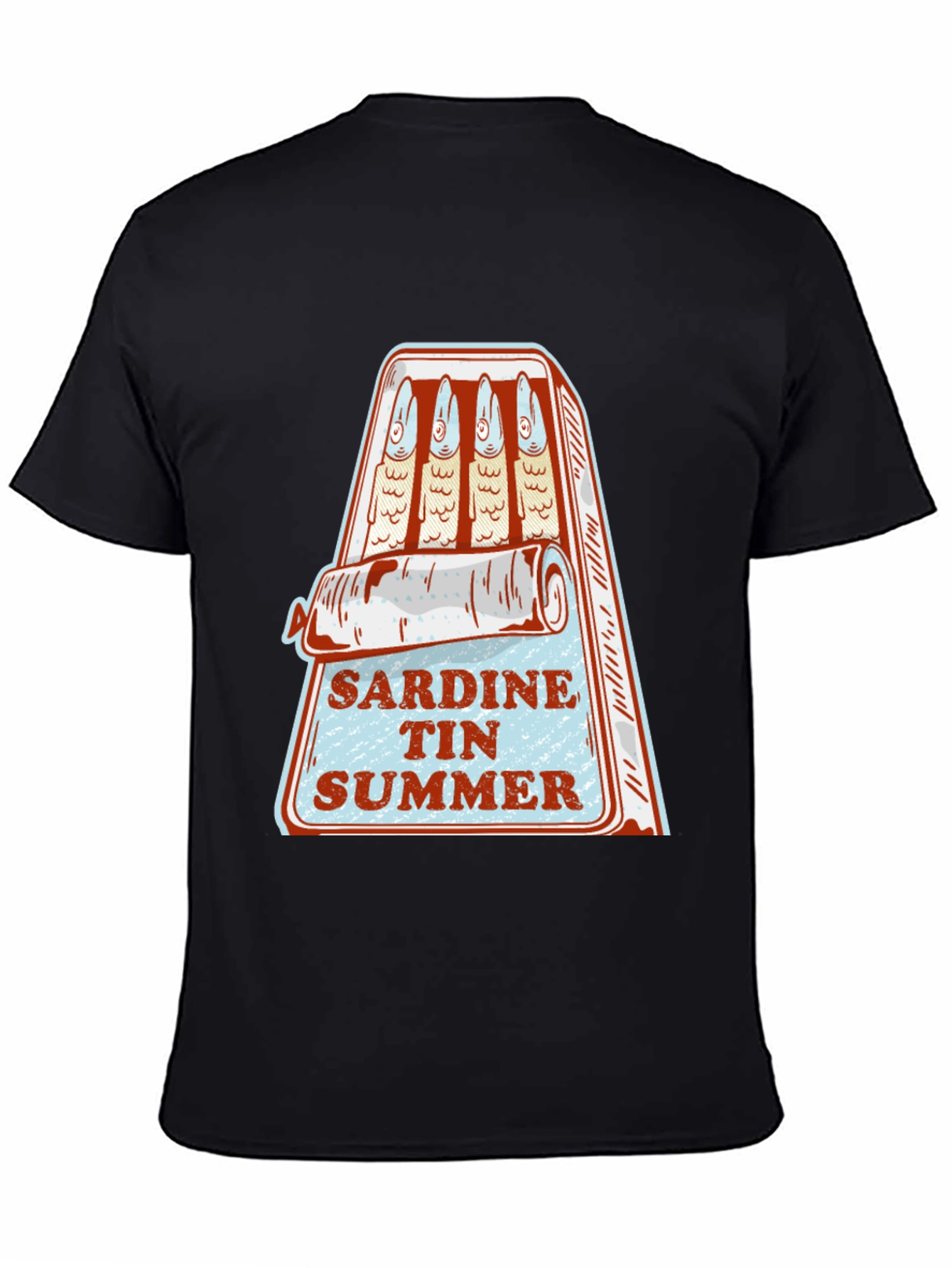 Sardine Tin Summer Graphic T-Shirt