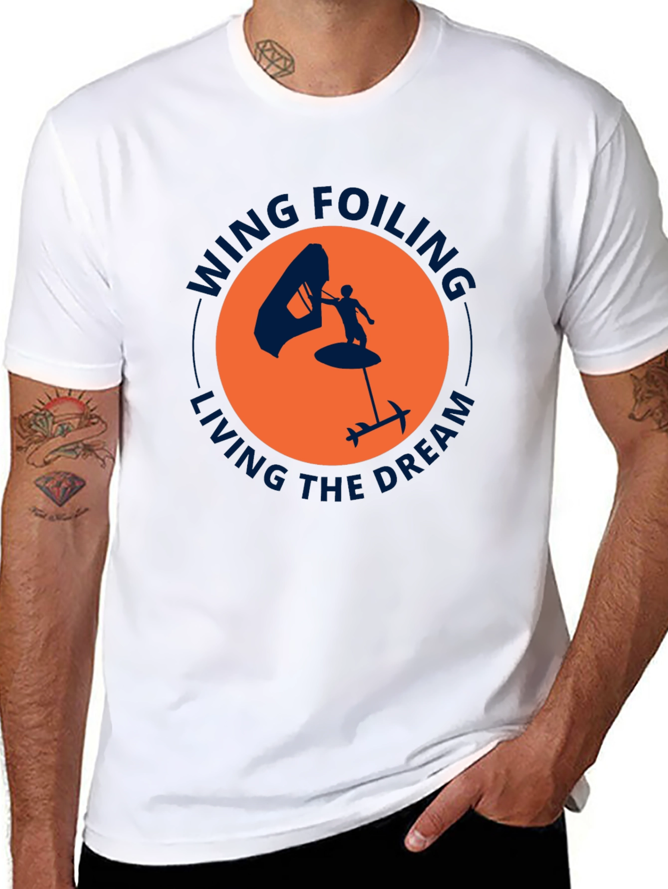 Wing Foiling T-Shirt - Living the Dream Tee