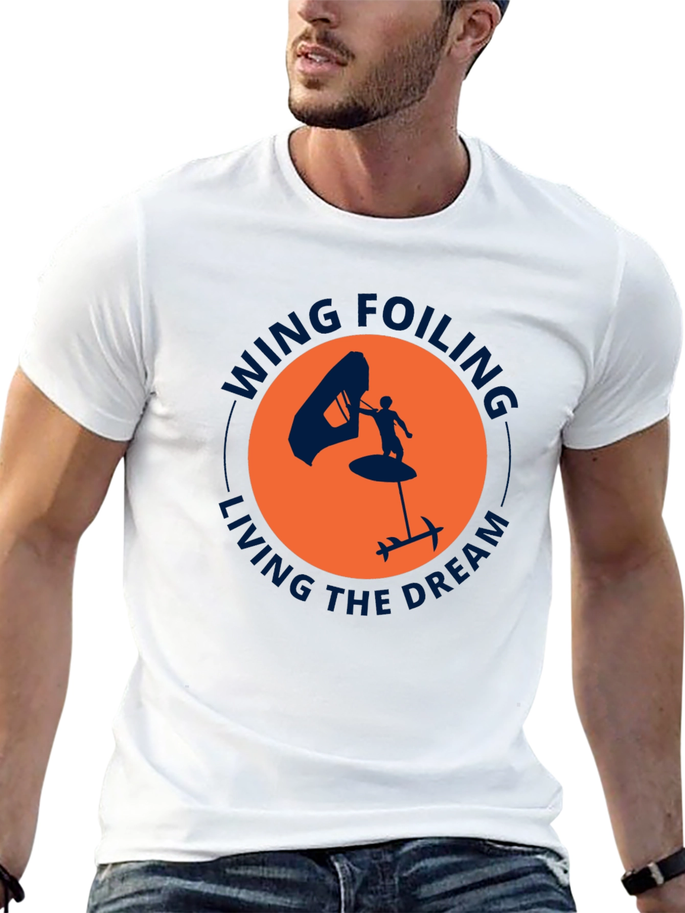 Wing Foiling T-Shirt - Living the Dream Tee