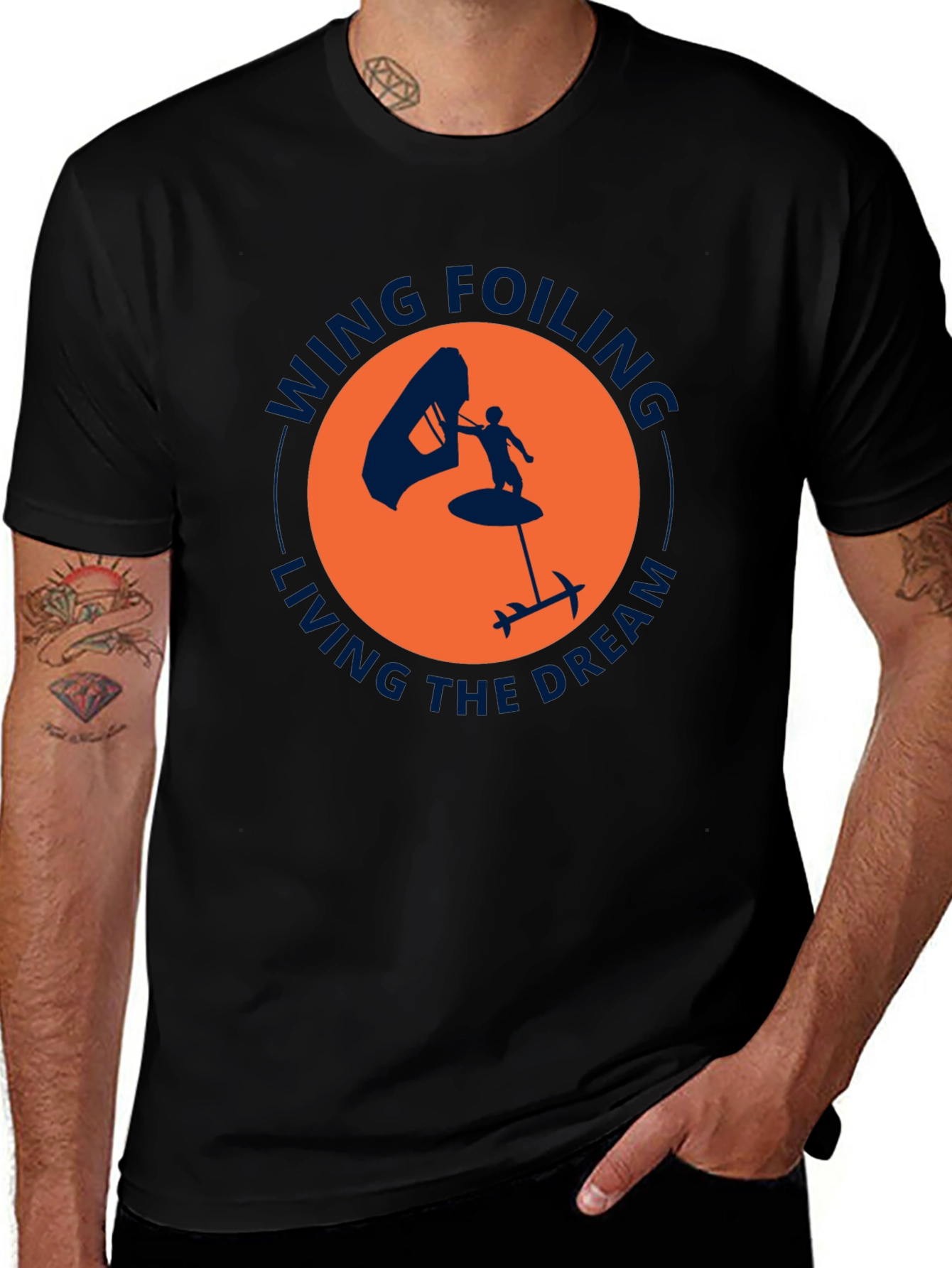 Wing Foiling T-Shirt - Living the Dream Tee