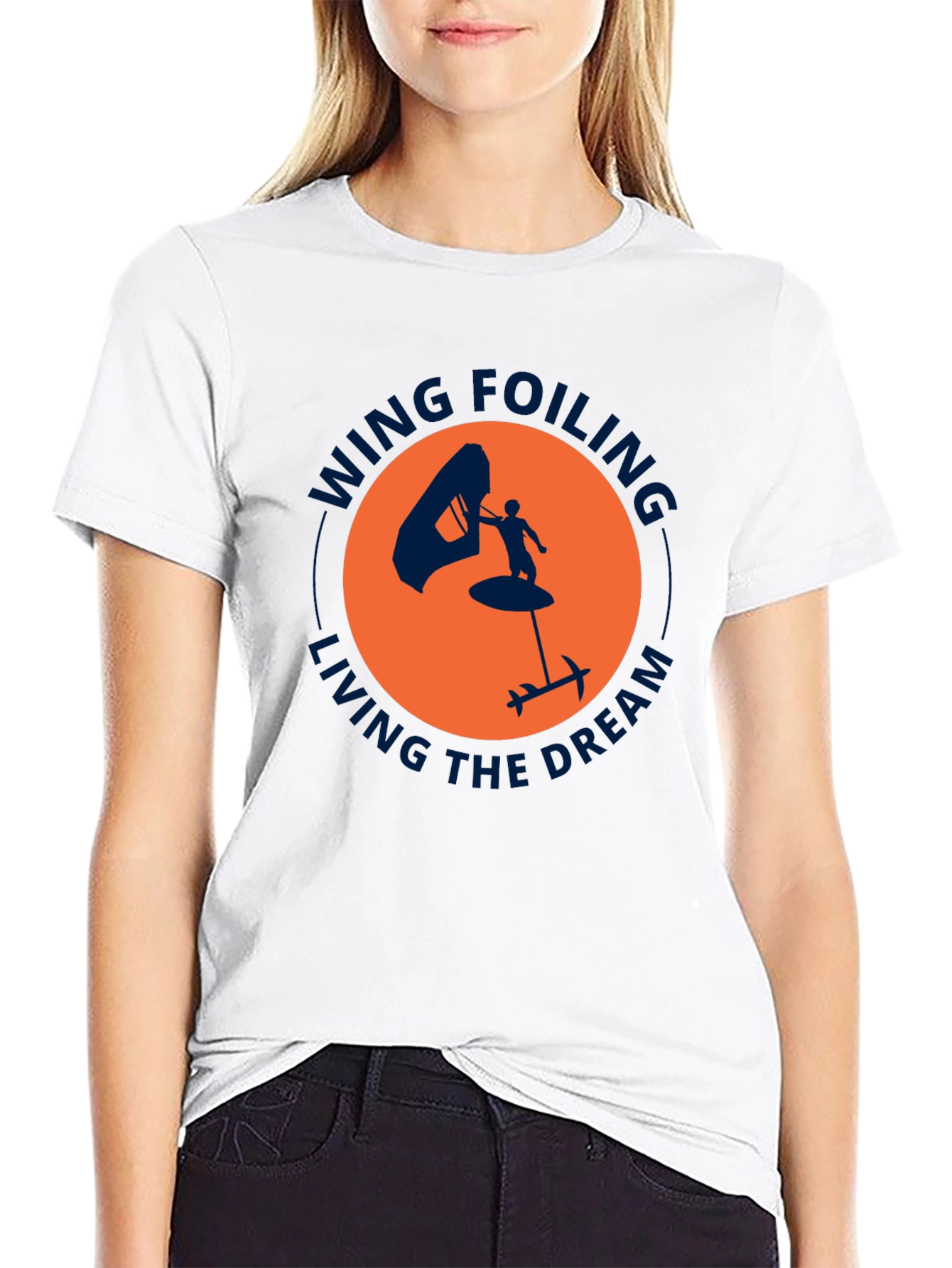 Wing Foiling T-Shirt - Living the Dream Tee