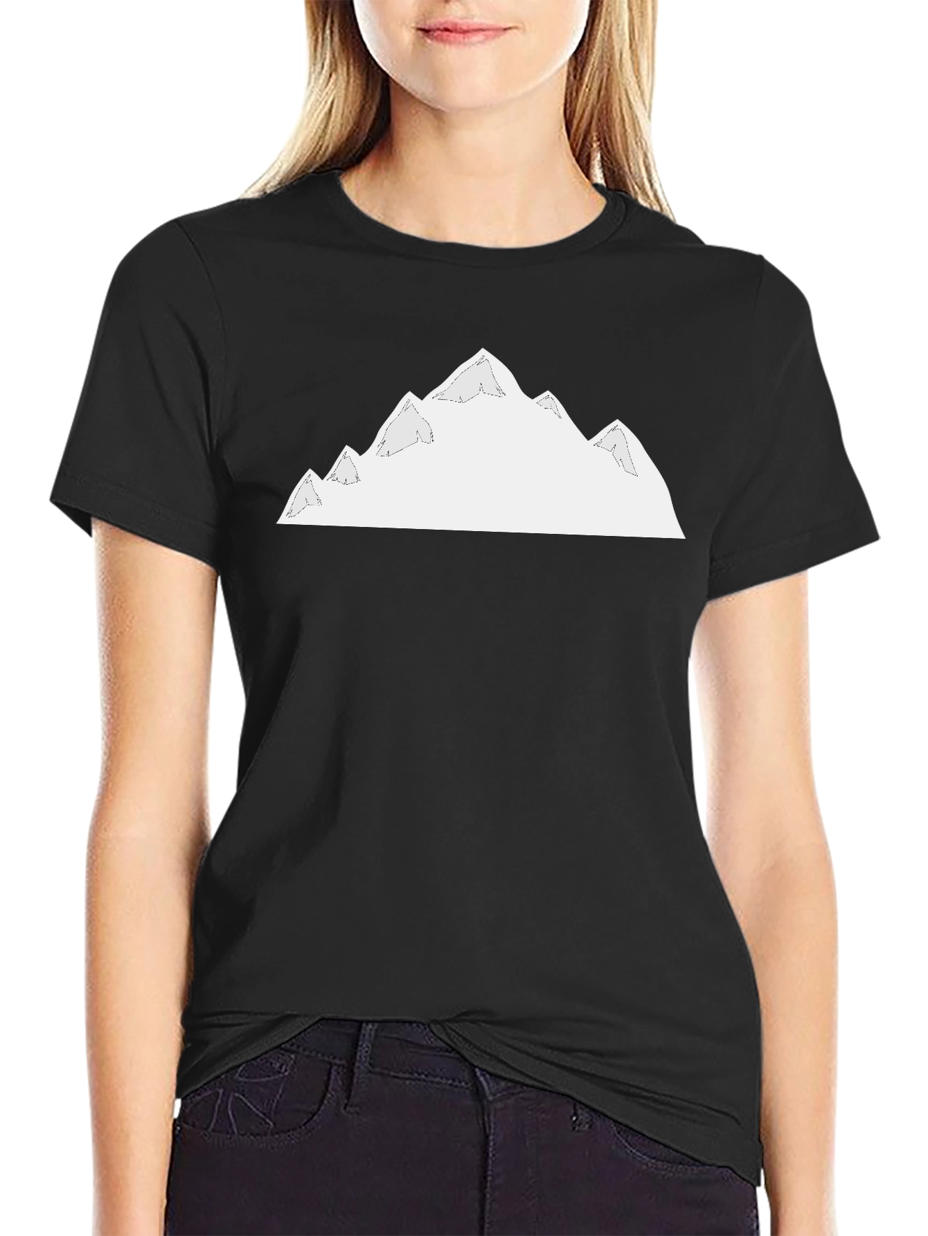 Mountain Graphic Tee - Black