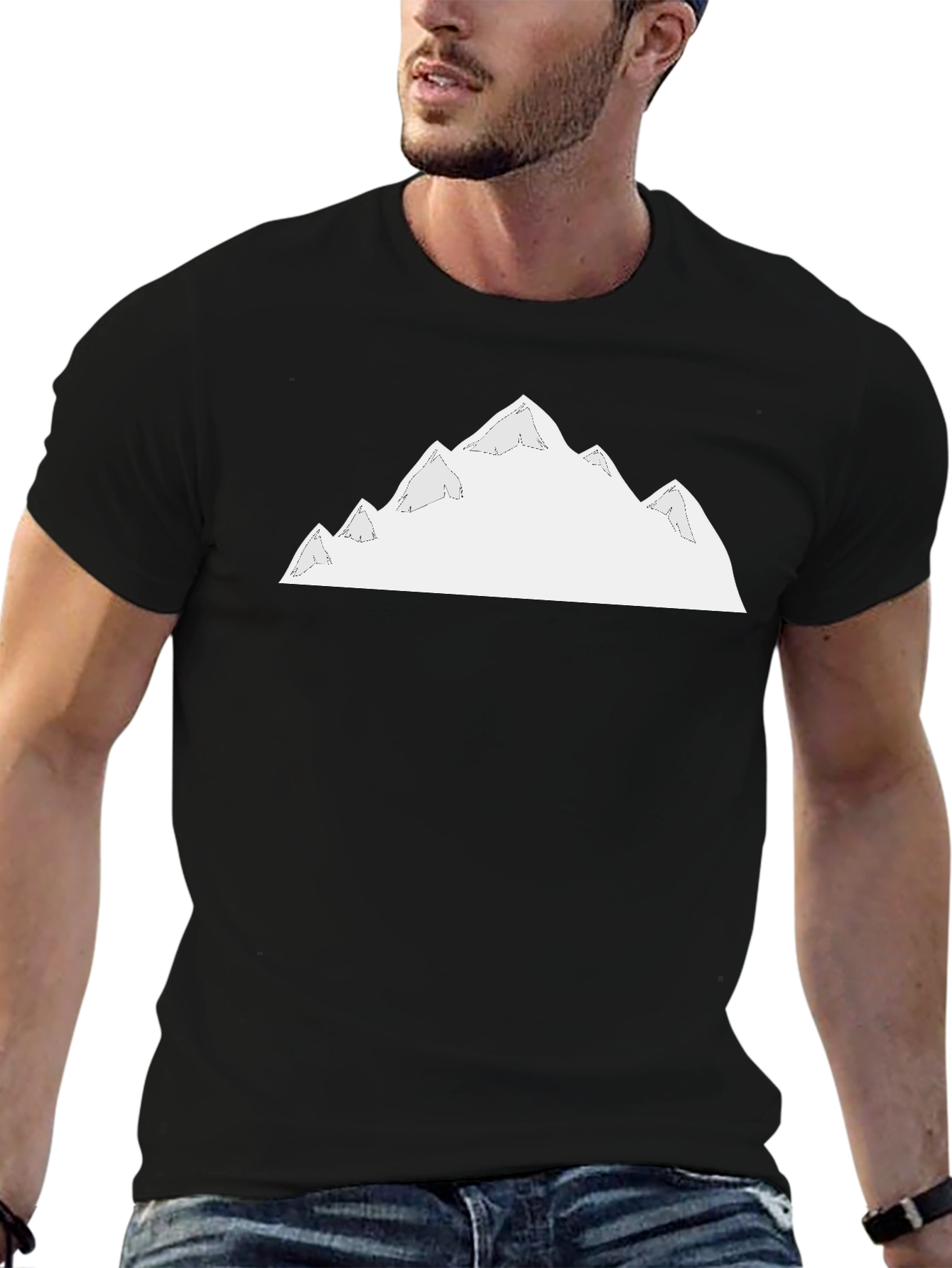Mountain Graphic Tee - Black