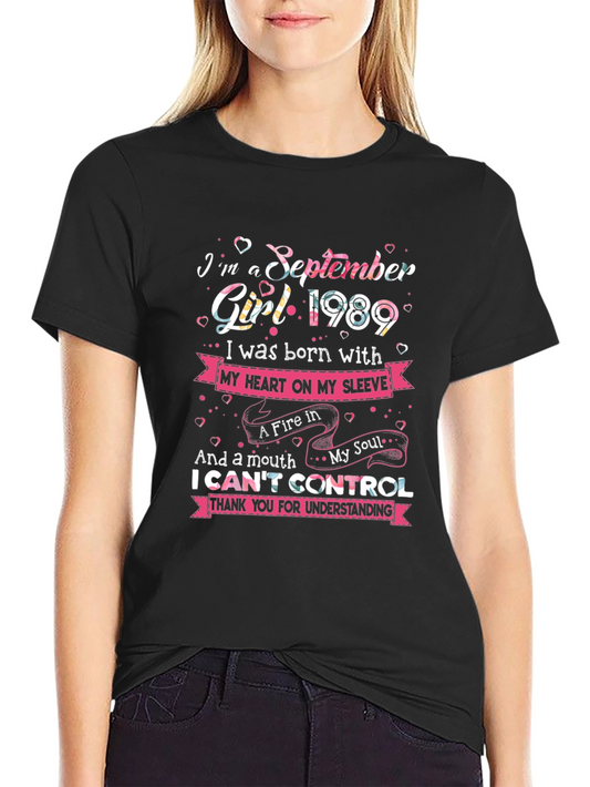 September Girl 1989 Graphic T-Shirt