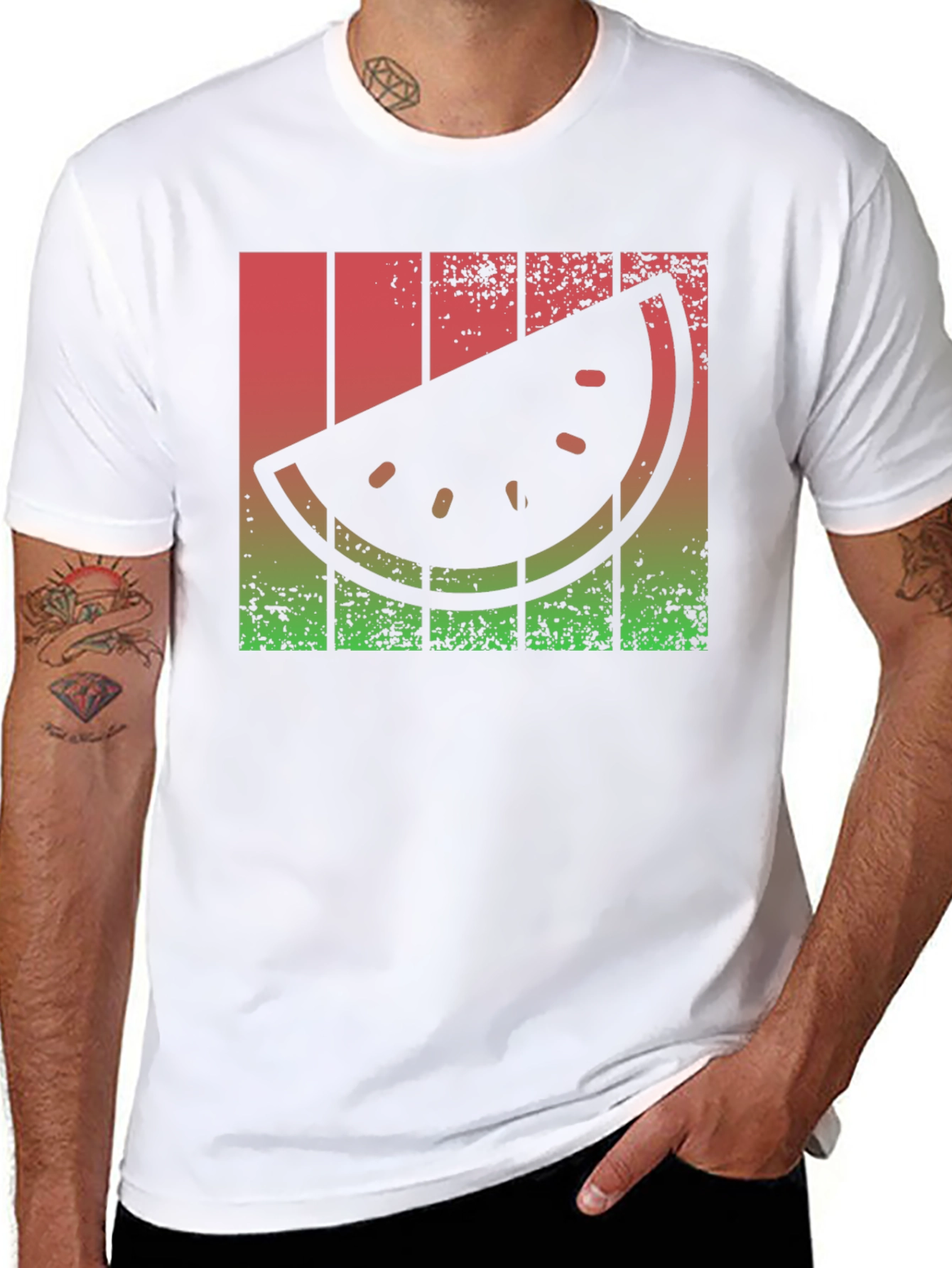 Watermelon Graphic Tee - Retro Summer Vibes