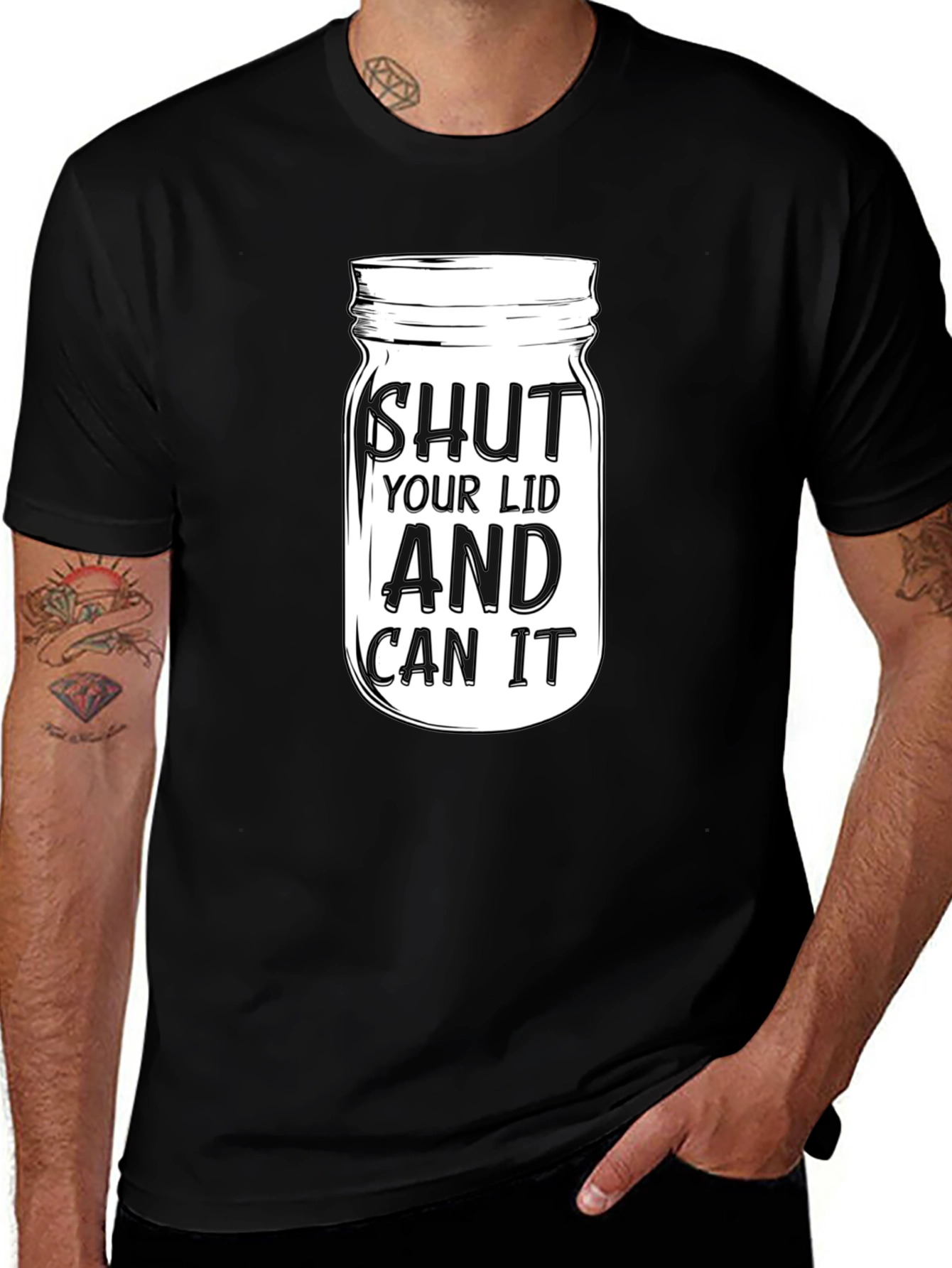 Shut Your Lid And Can It Graphic T-Shirt