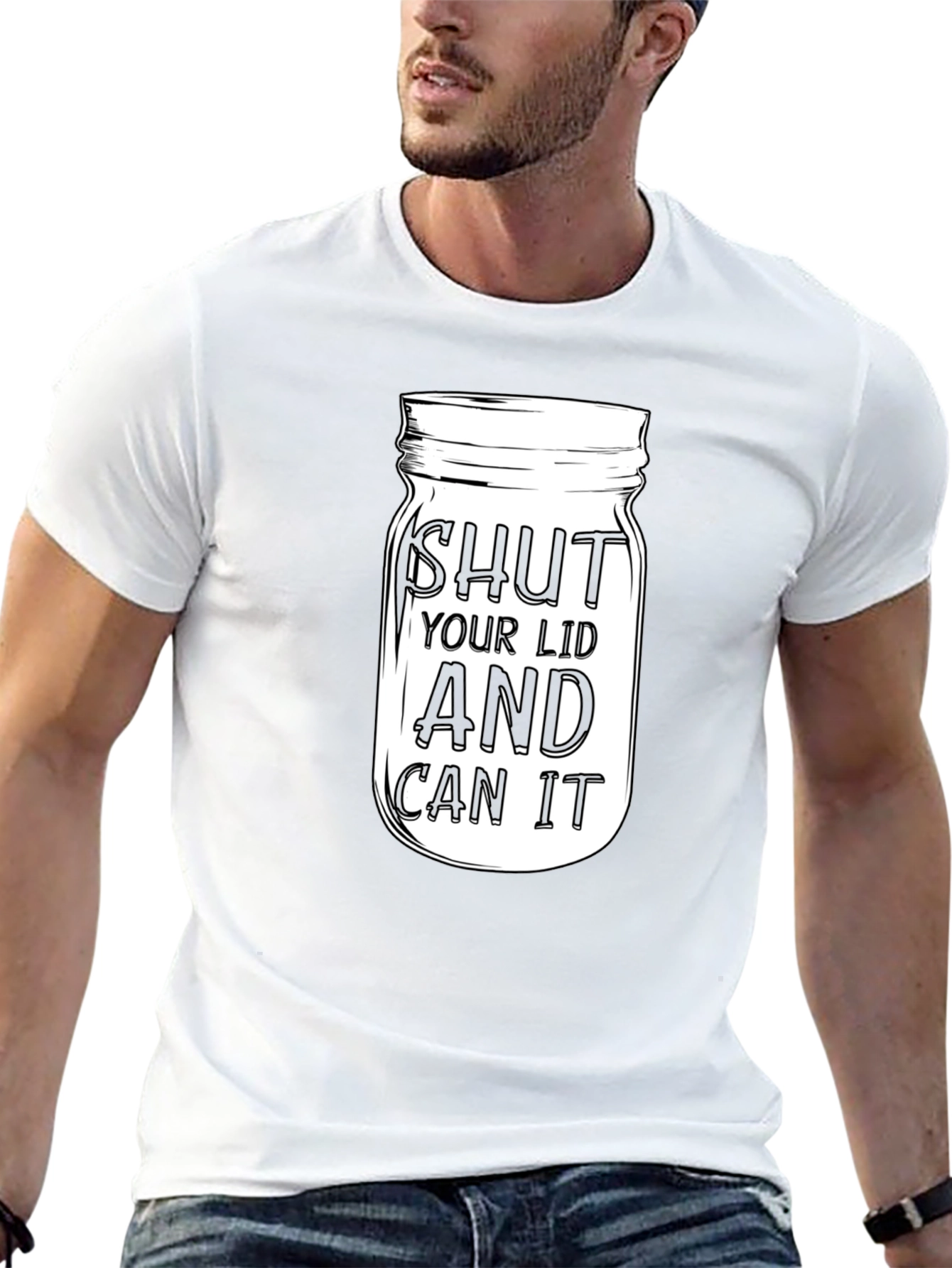 Shut Your Lid And Can It Graphic T-Shirt