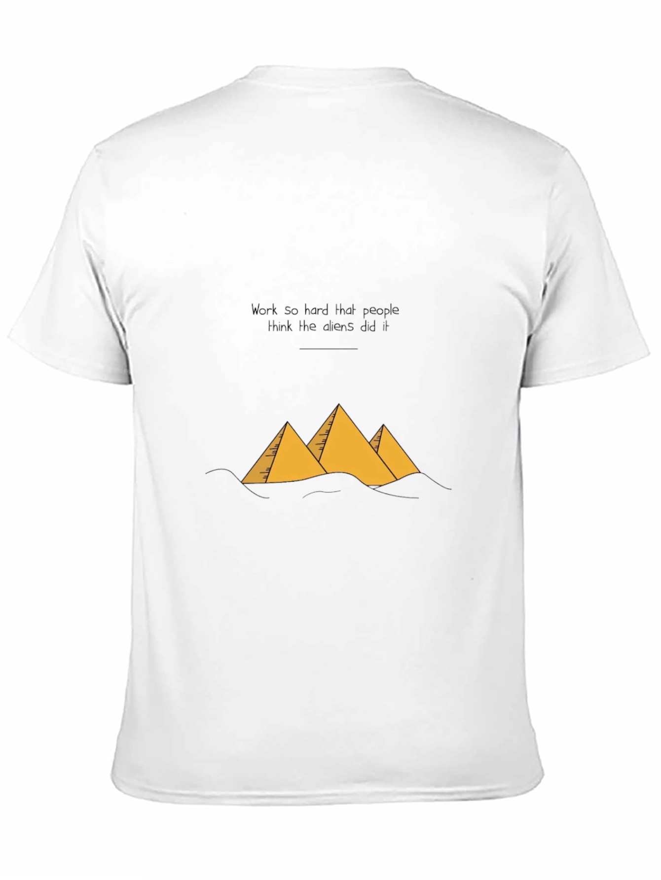 Egypt Pyramids Black Graphic Tee