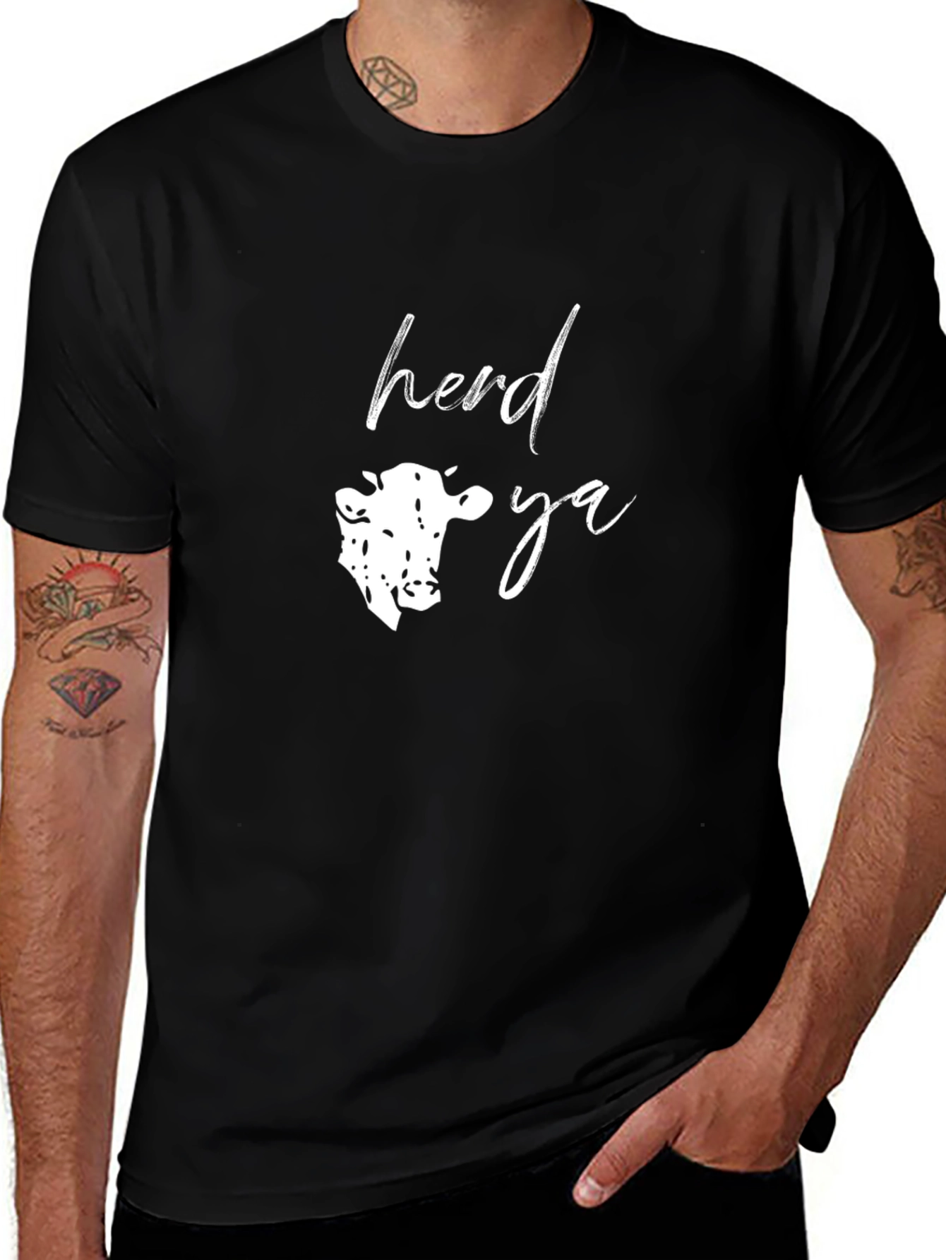 Herd Ya! Funny Cow Graphic T-Shirt
