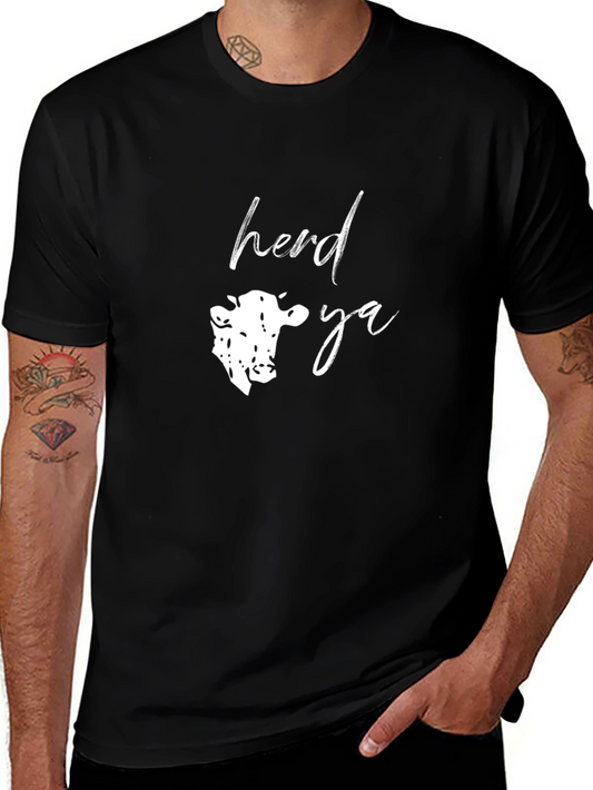 Herd Ya! Funny Cow Graphic T-Shirt