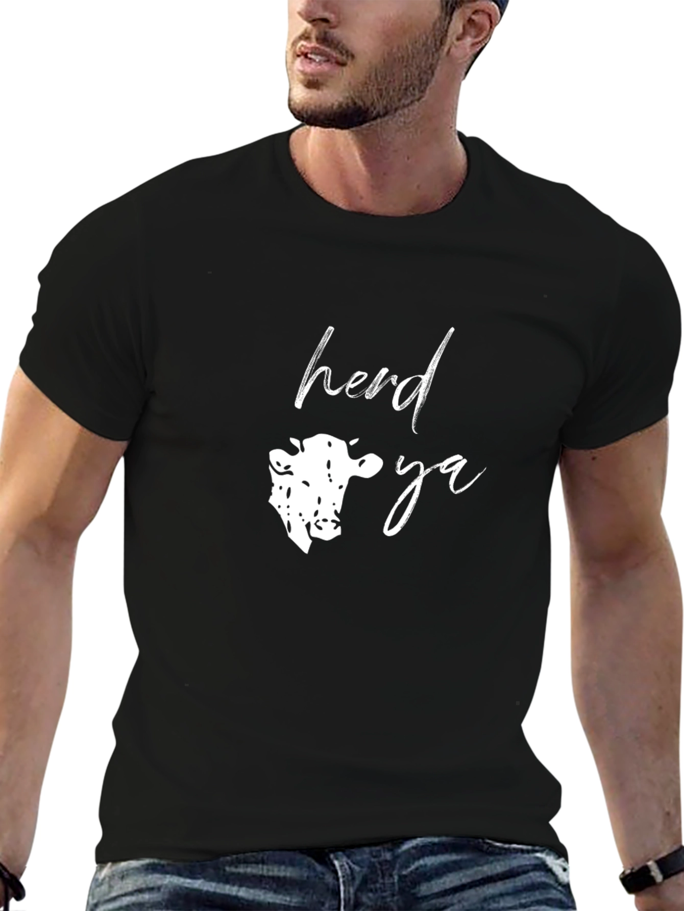 Herd Ya! Funny Cow Graphic T-Shirt