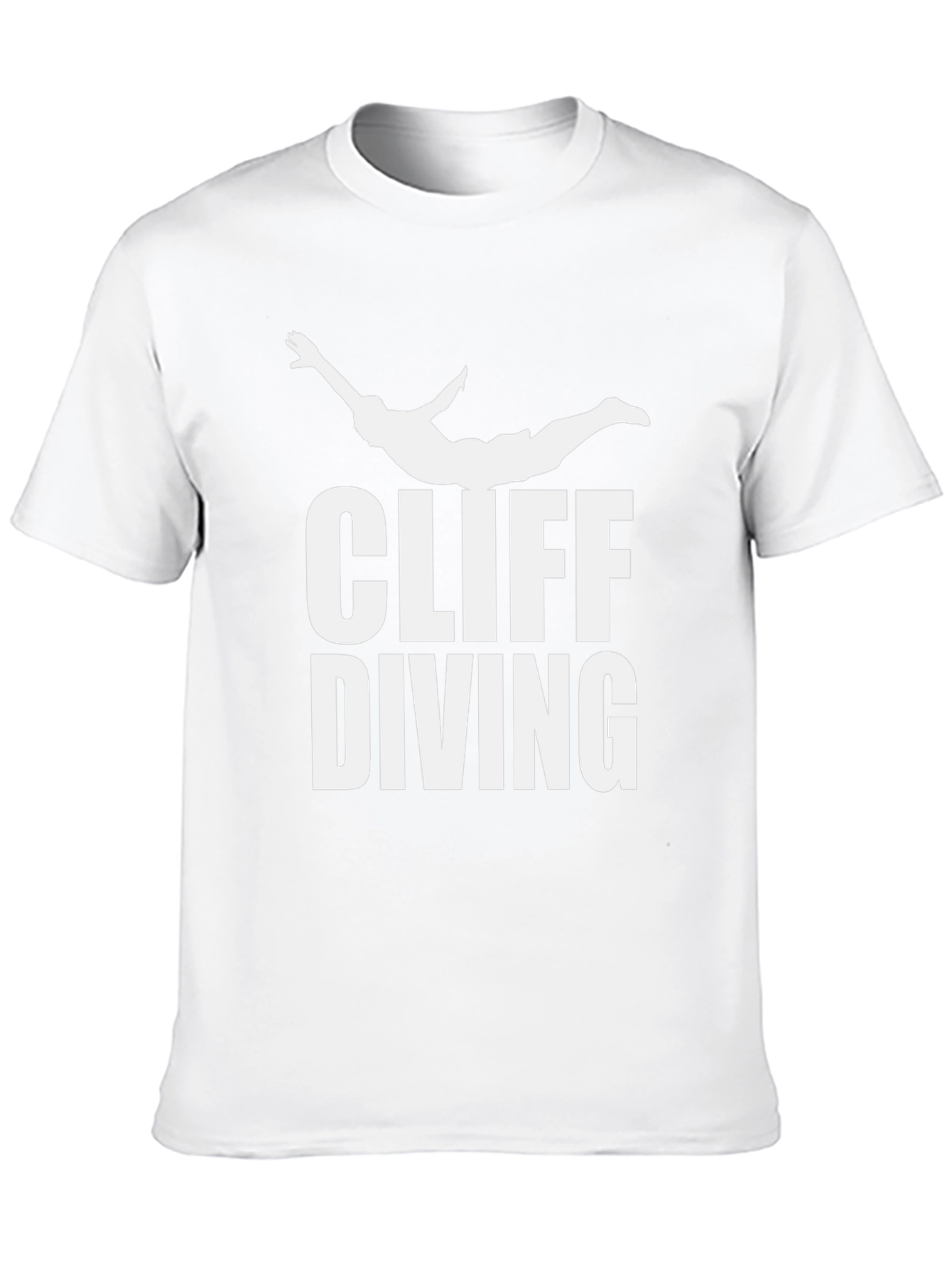 Cliff Diving T-Shirt - Black Graphic Tee
