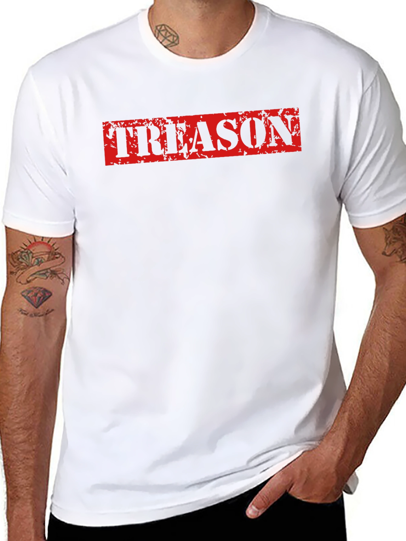 Treason Graphic T-Shirt - Bold Statement Tee