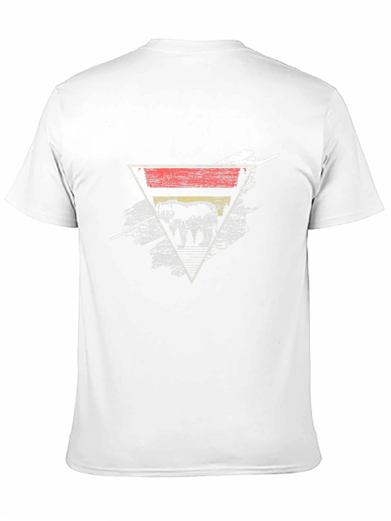 Elephant Triangle Graphic Print T-Shirt