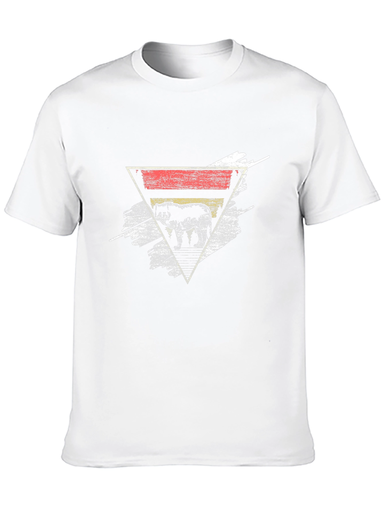 Elephant Triangle Graphic Print T-Shirt