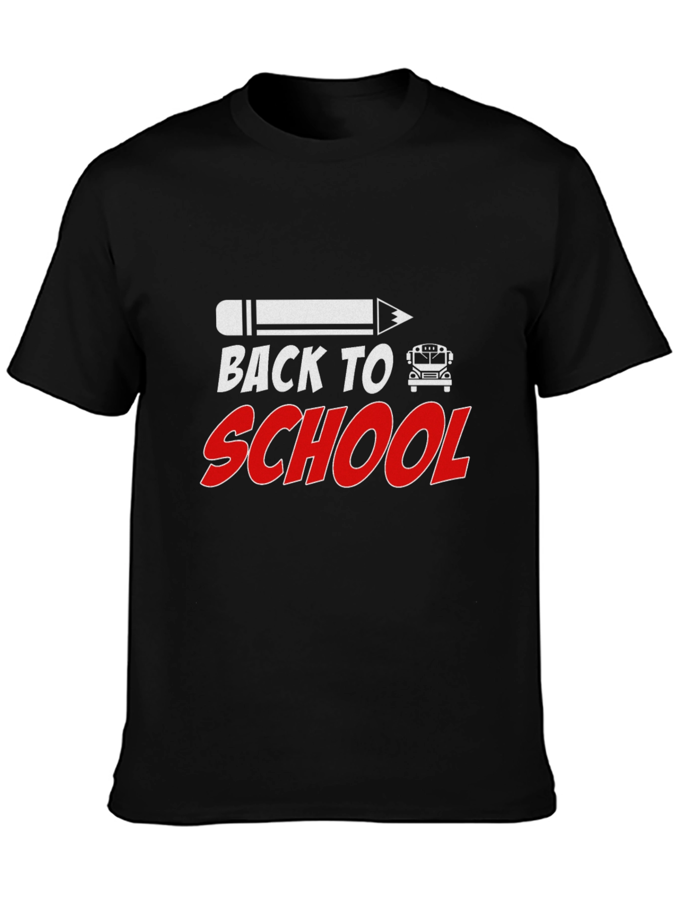 Back to School Graphic Tee - Black