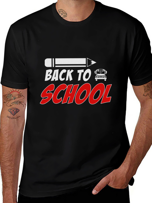 Back to School Graphic Tee - Black