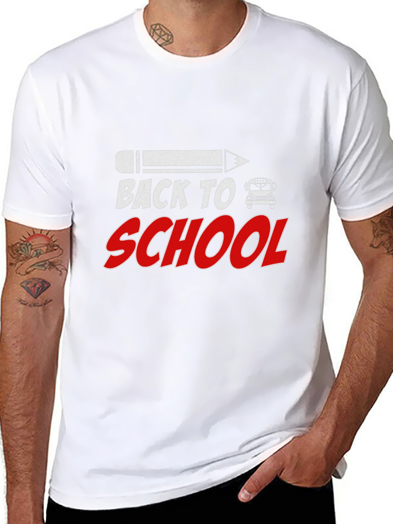 Back to School Graphic Tee - Black