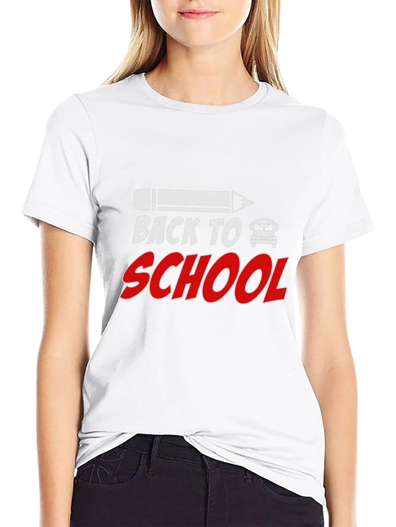 Back to School Graphic Tee - Black