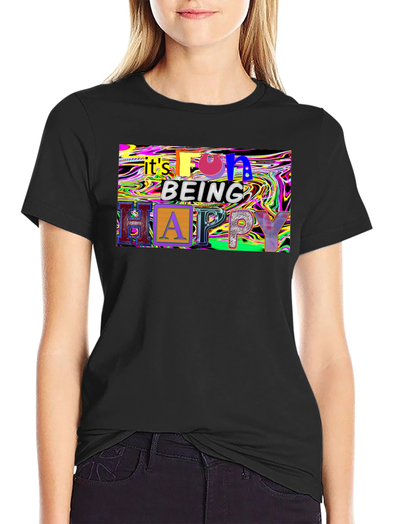 Fun Being Happy Graphic Tee
