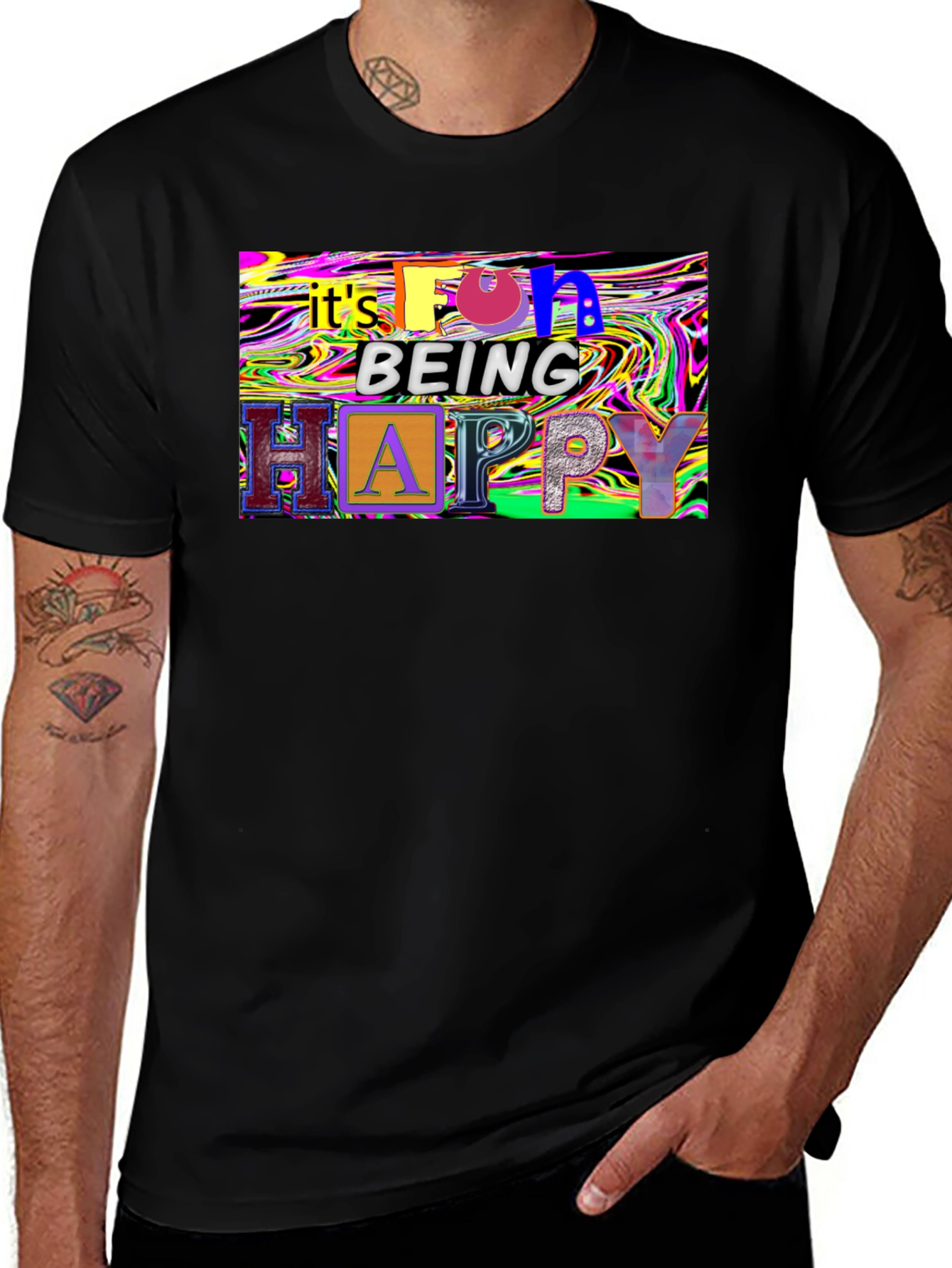 Fun Being Happy Graphic Tee