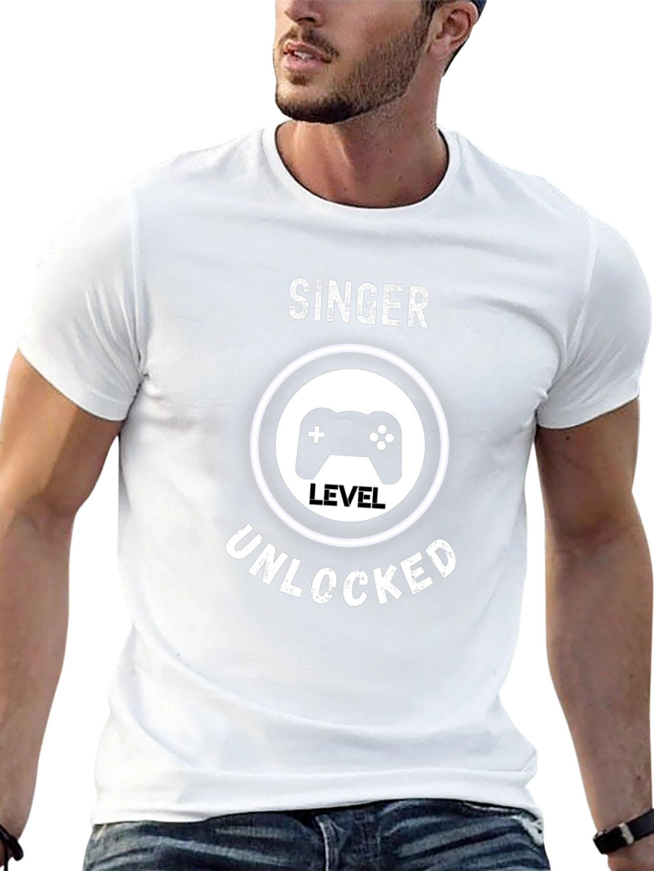 Singer Level Unlocked Black T-Shirt