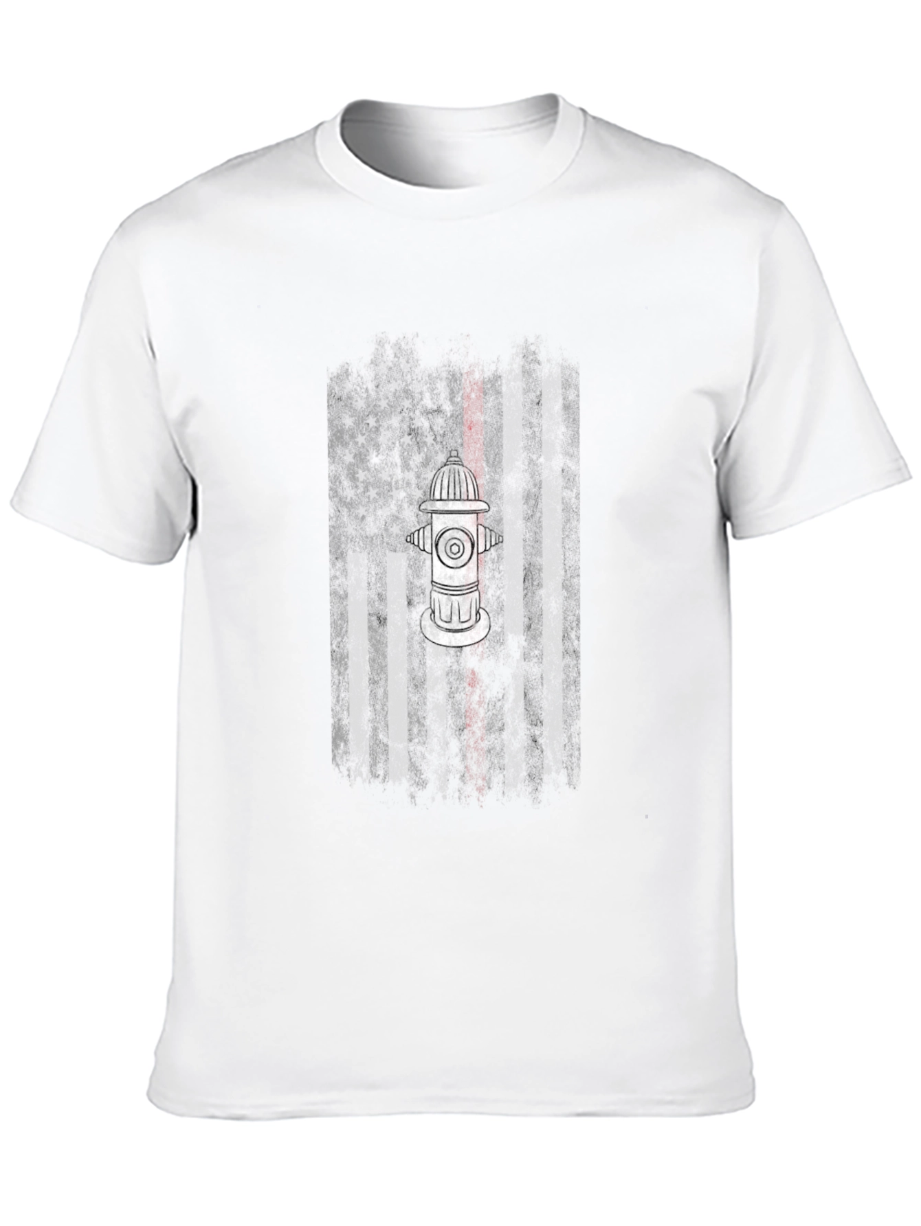 Fire Hydrant American Flag Graphic Tee