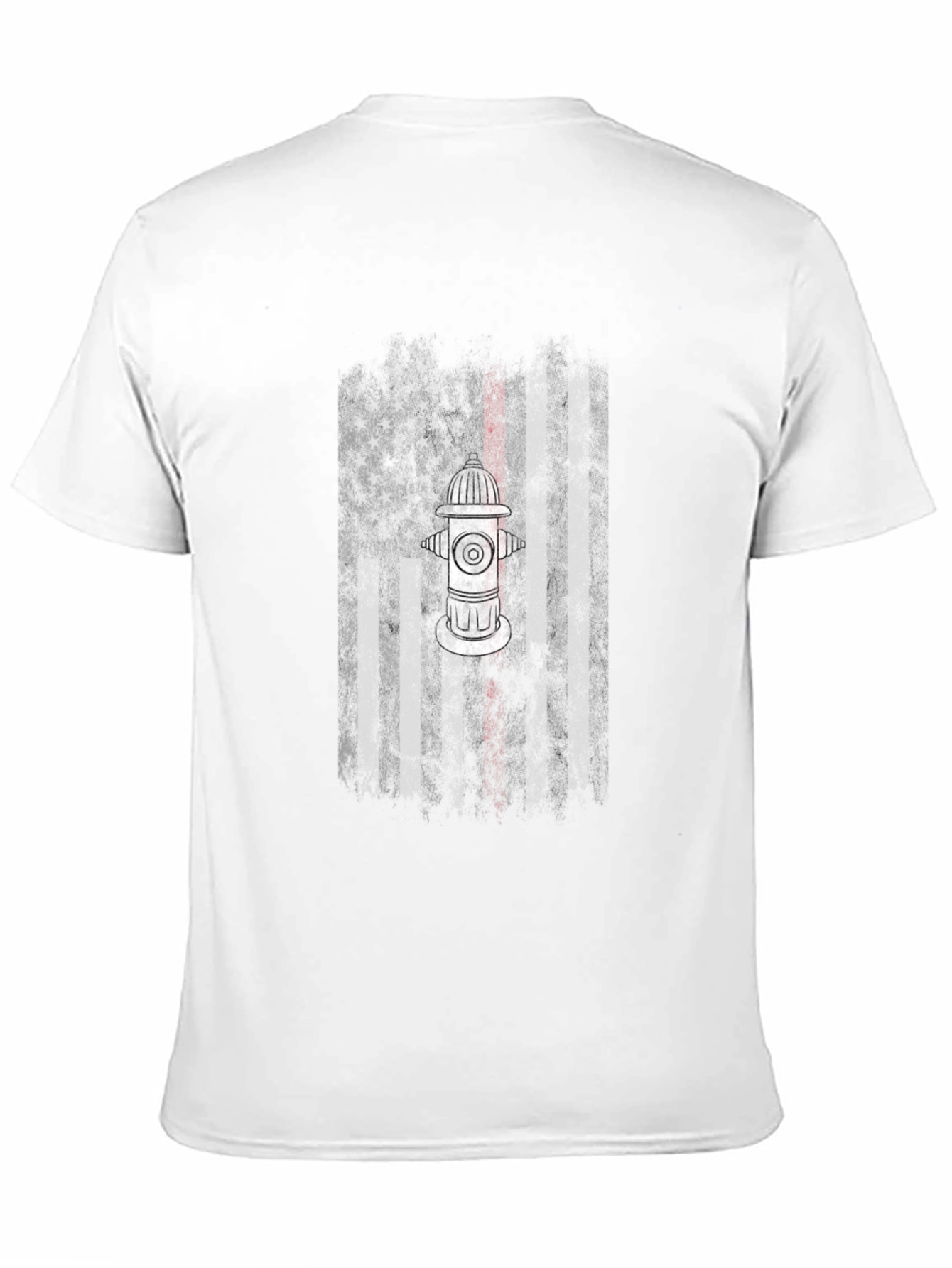 Fire Hydrant American Flag Graphic Tee