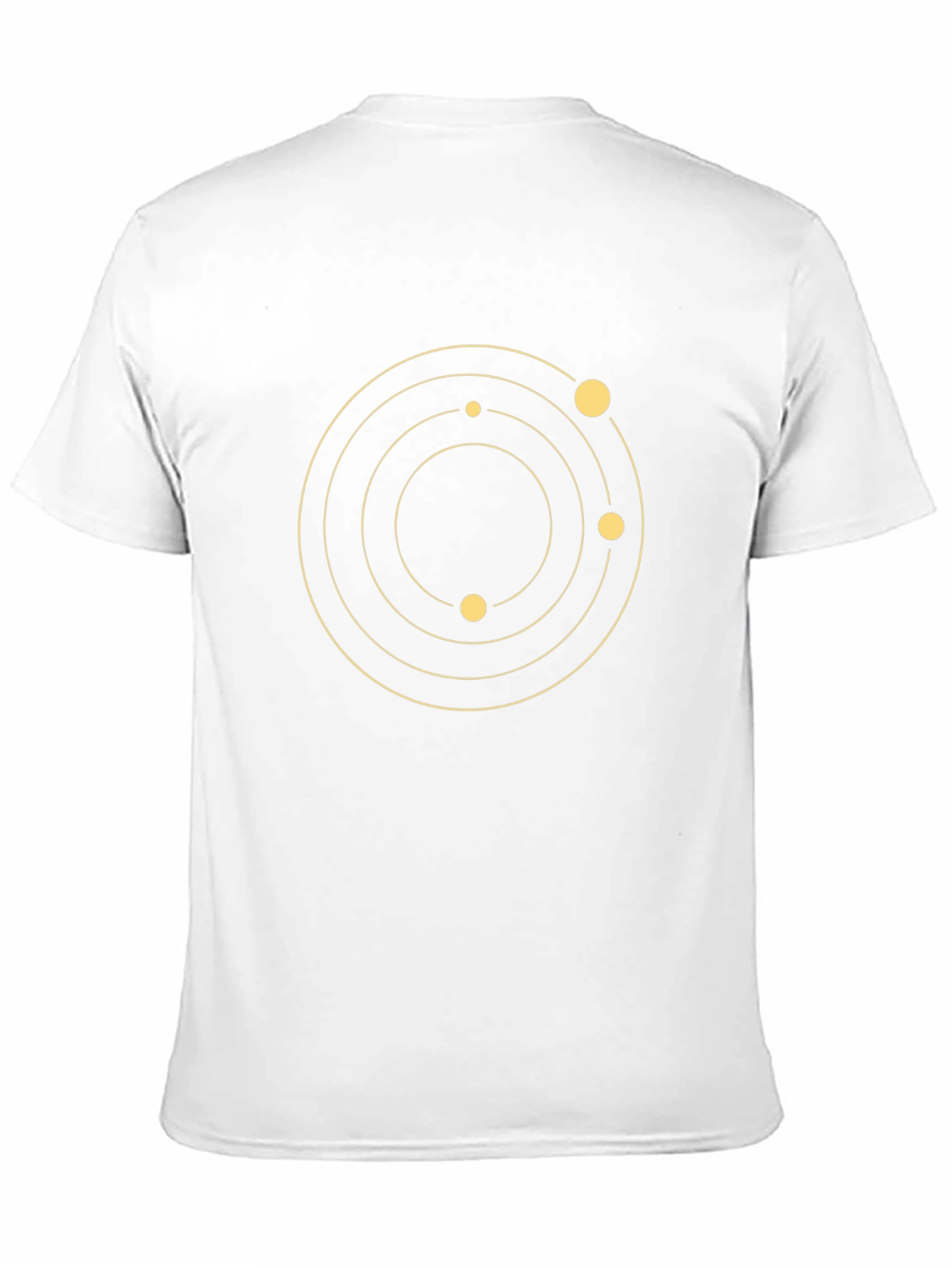 Orbit Graphic Tee - Black Cotton Modern Design