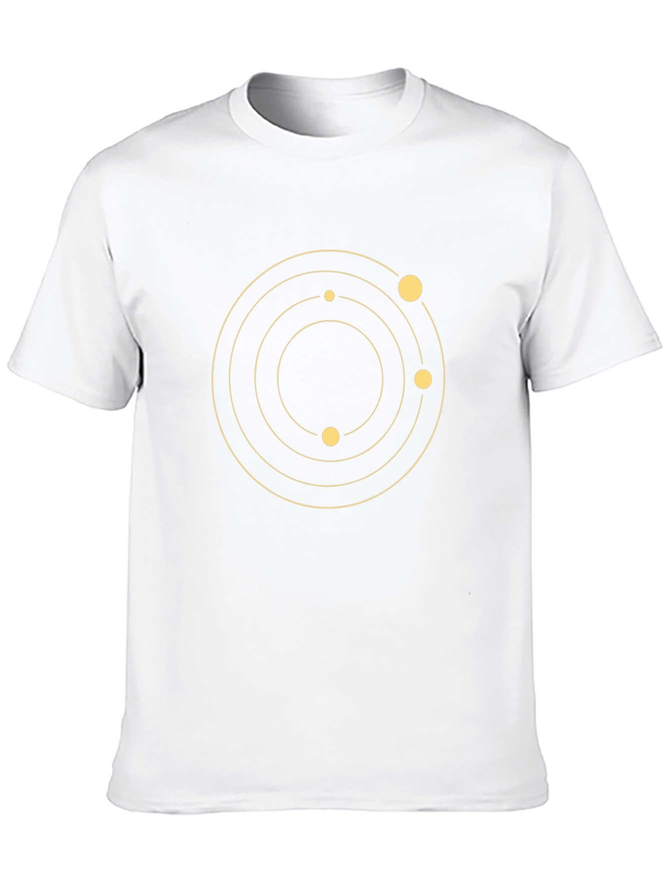 Orbit Graphic Tee - Black Cotton Modern Design