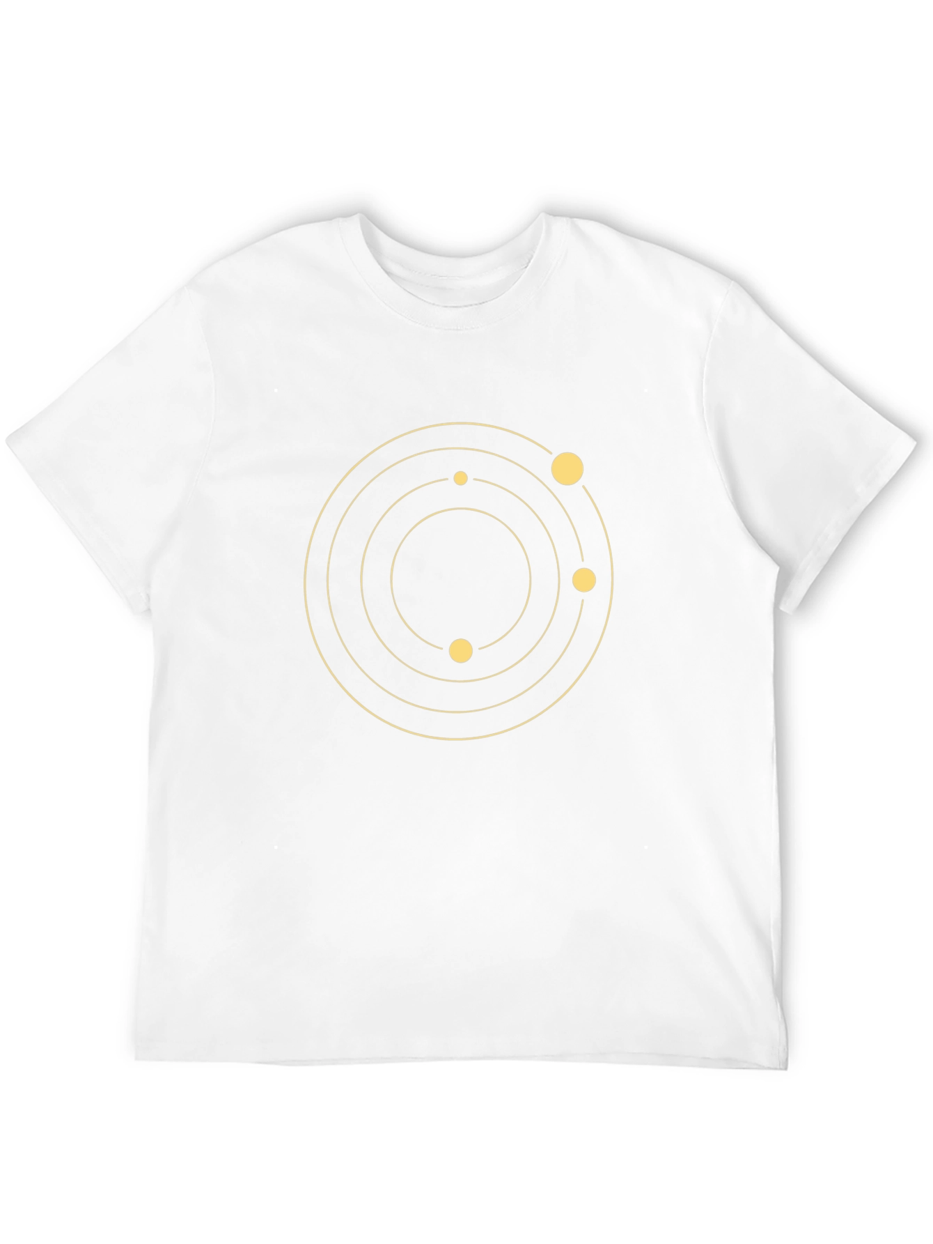 Orbit Graphic Tee - Black Cotton Modern Design