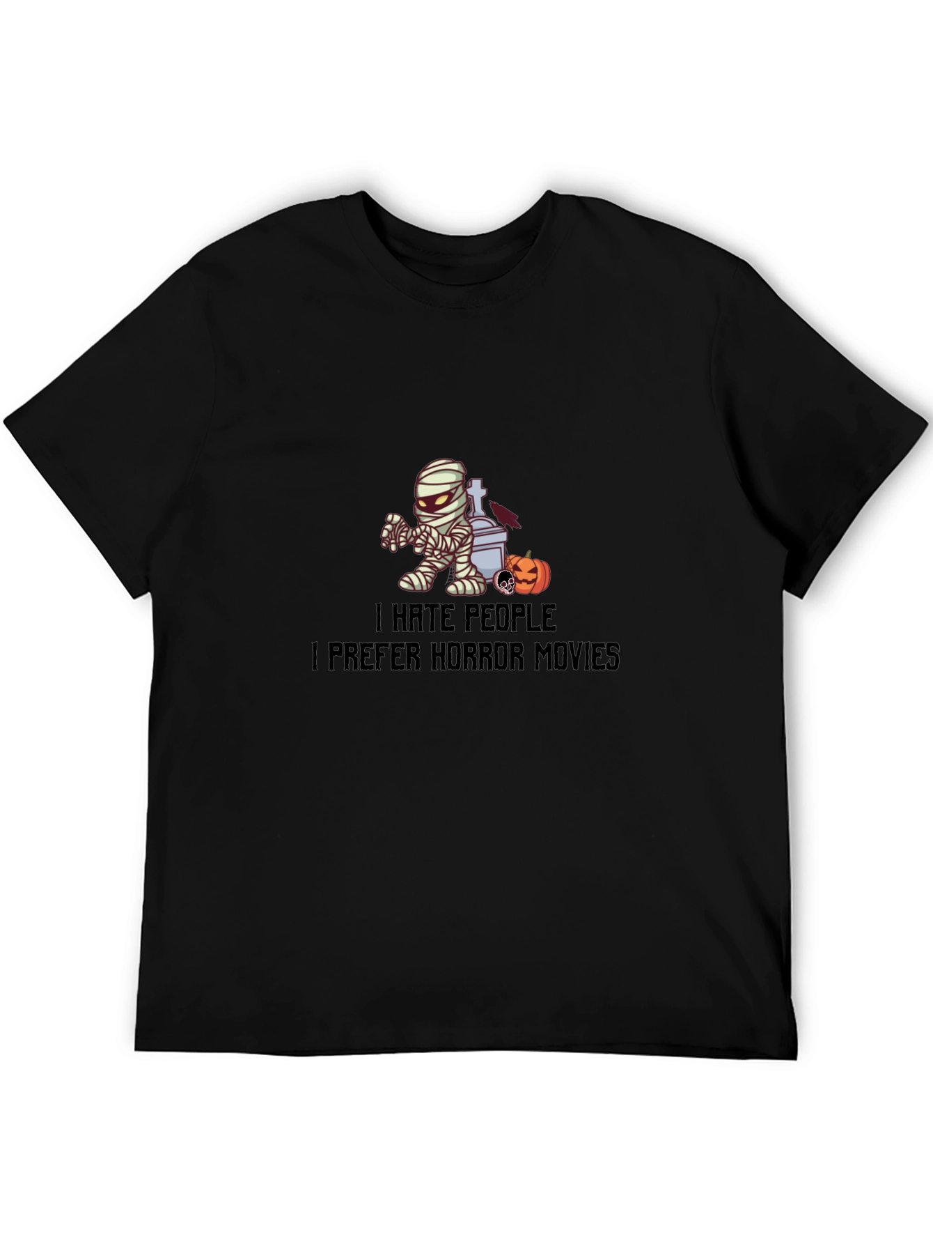 I Hate People Horror Movies Graphic Tee
