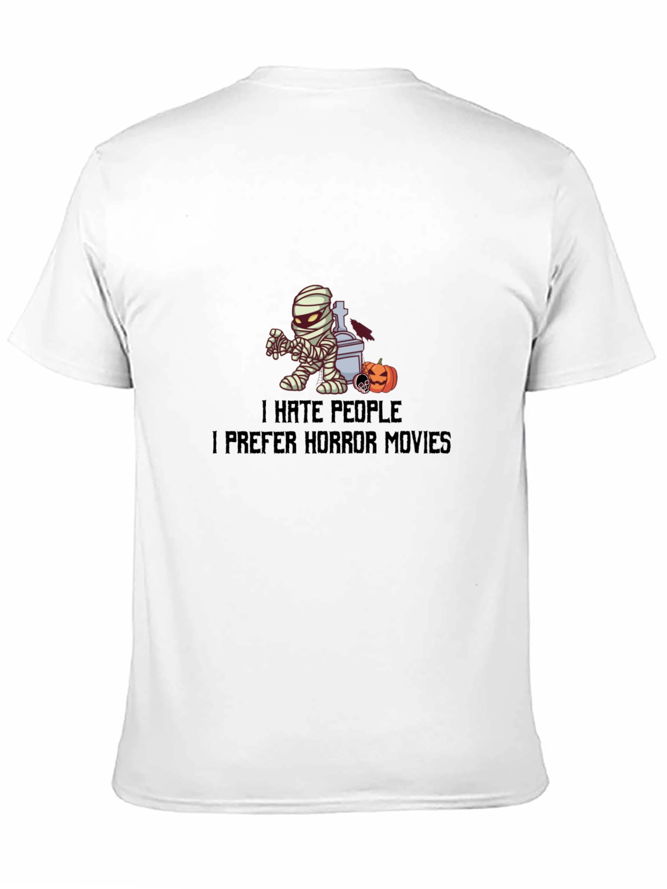 I Hate People Horror Movies Graphic Tee