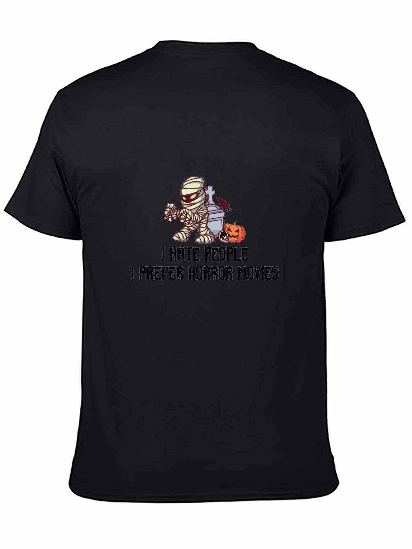 I Hate People Horror Movies Graphic Tee