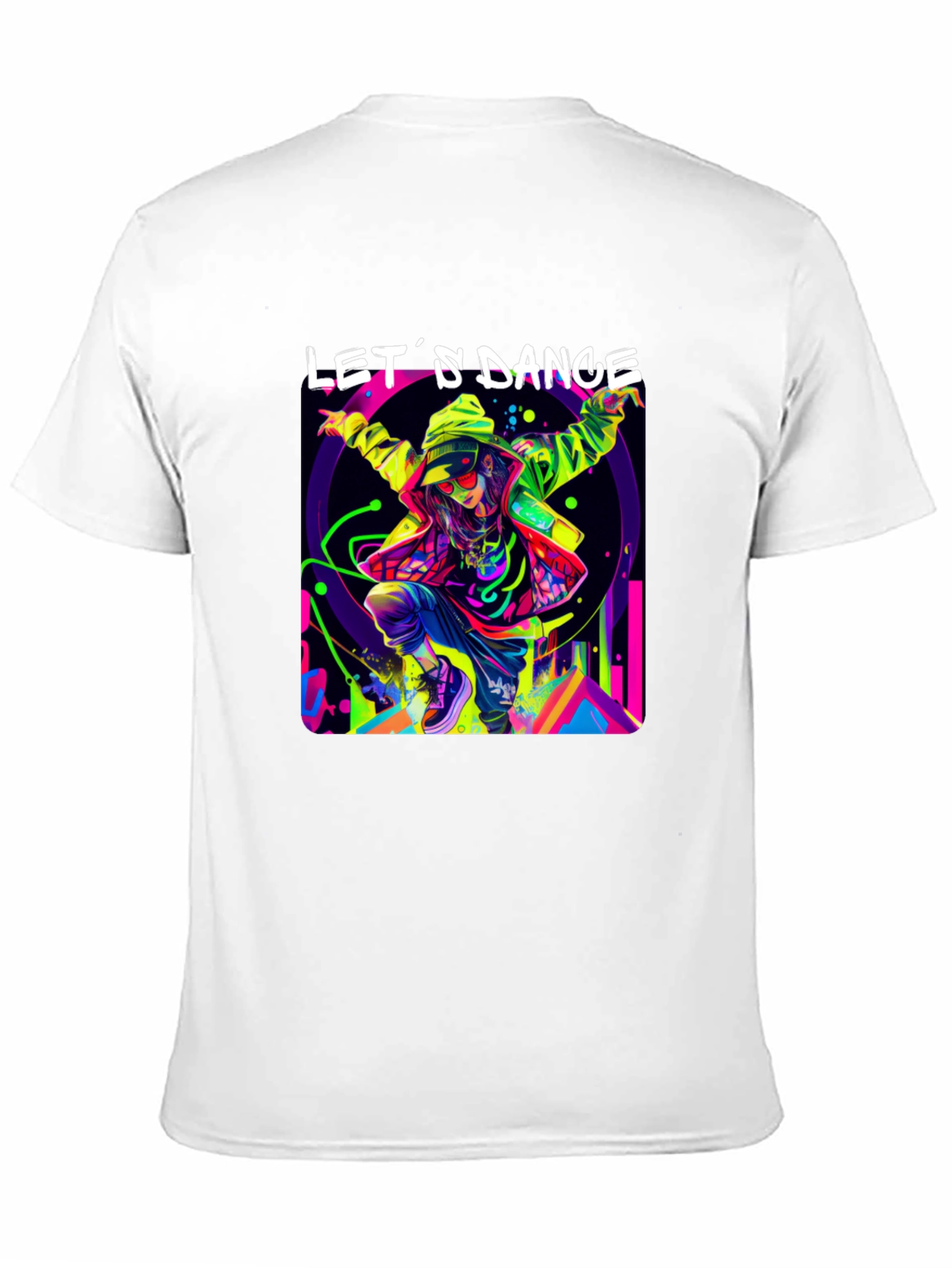 Lets Dance Graphic Tee - Stylish Black T-Shirt