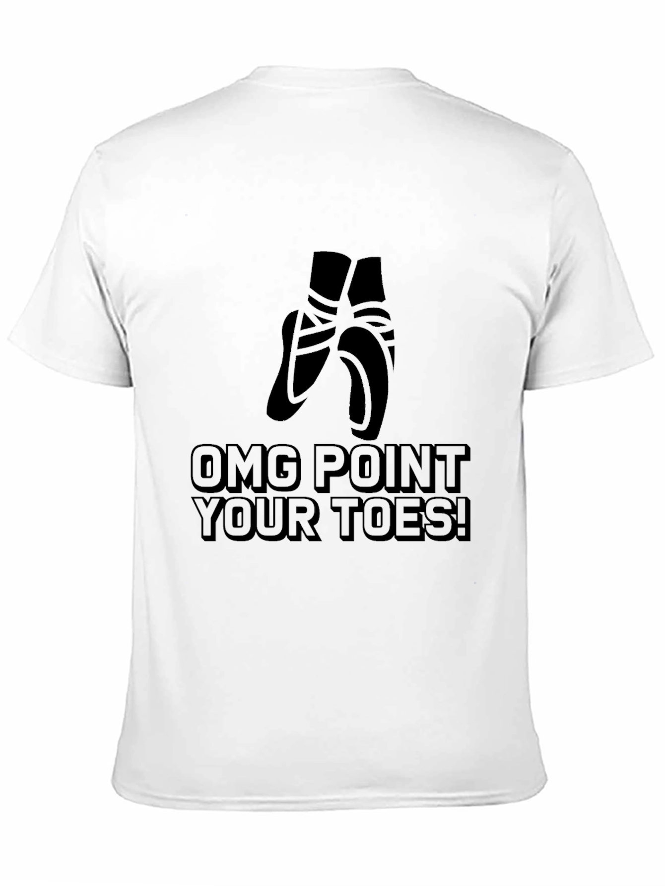 OMG Point Your Toes Black T-Shirt
