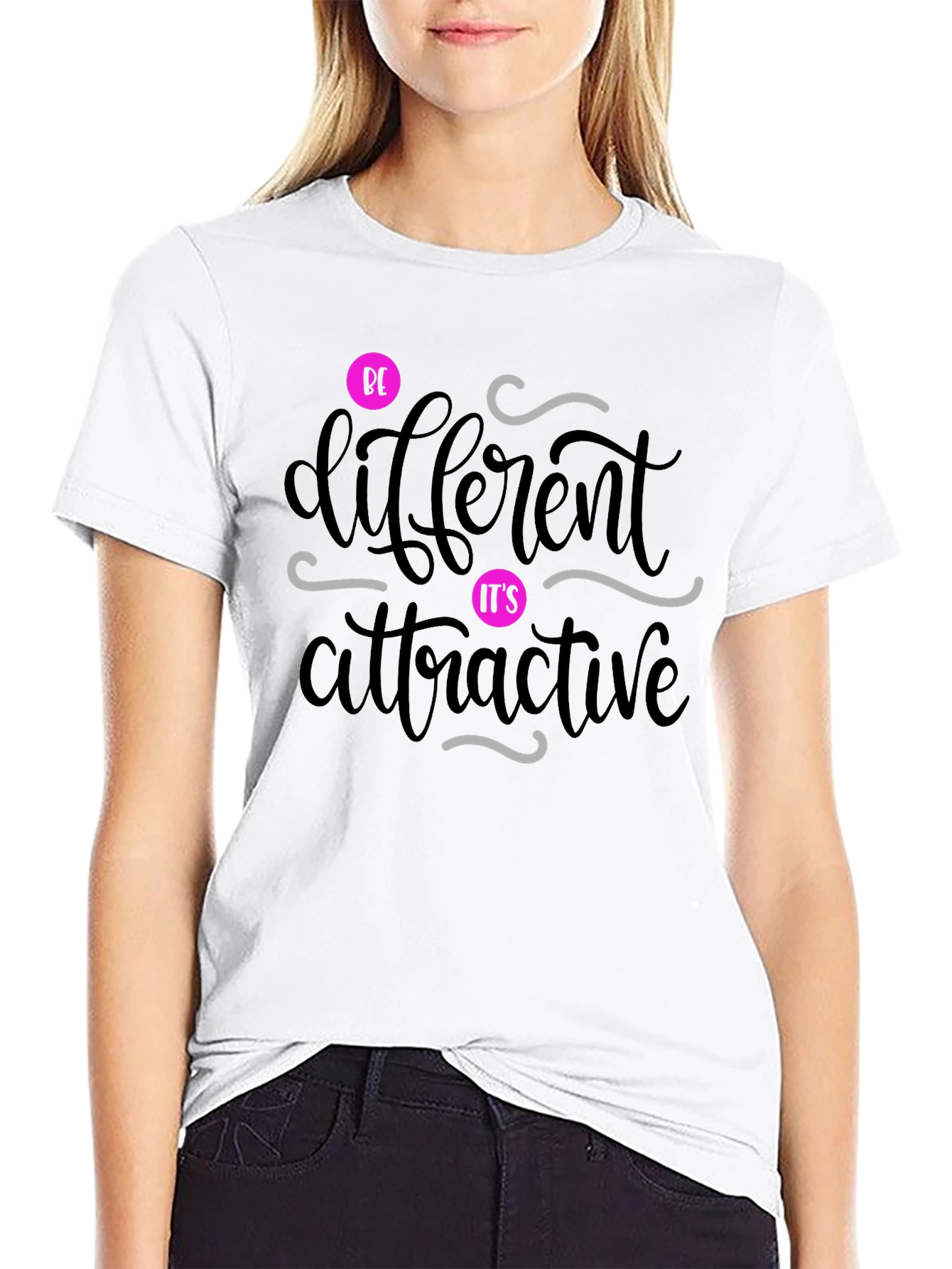 Be Different Attractive T-Shirt - Unique Statement Tee