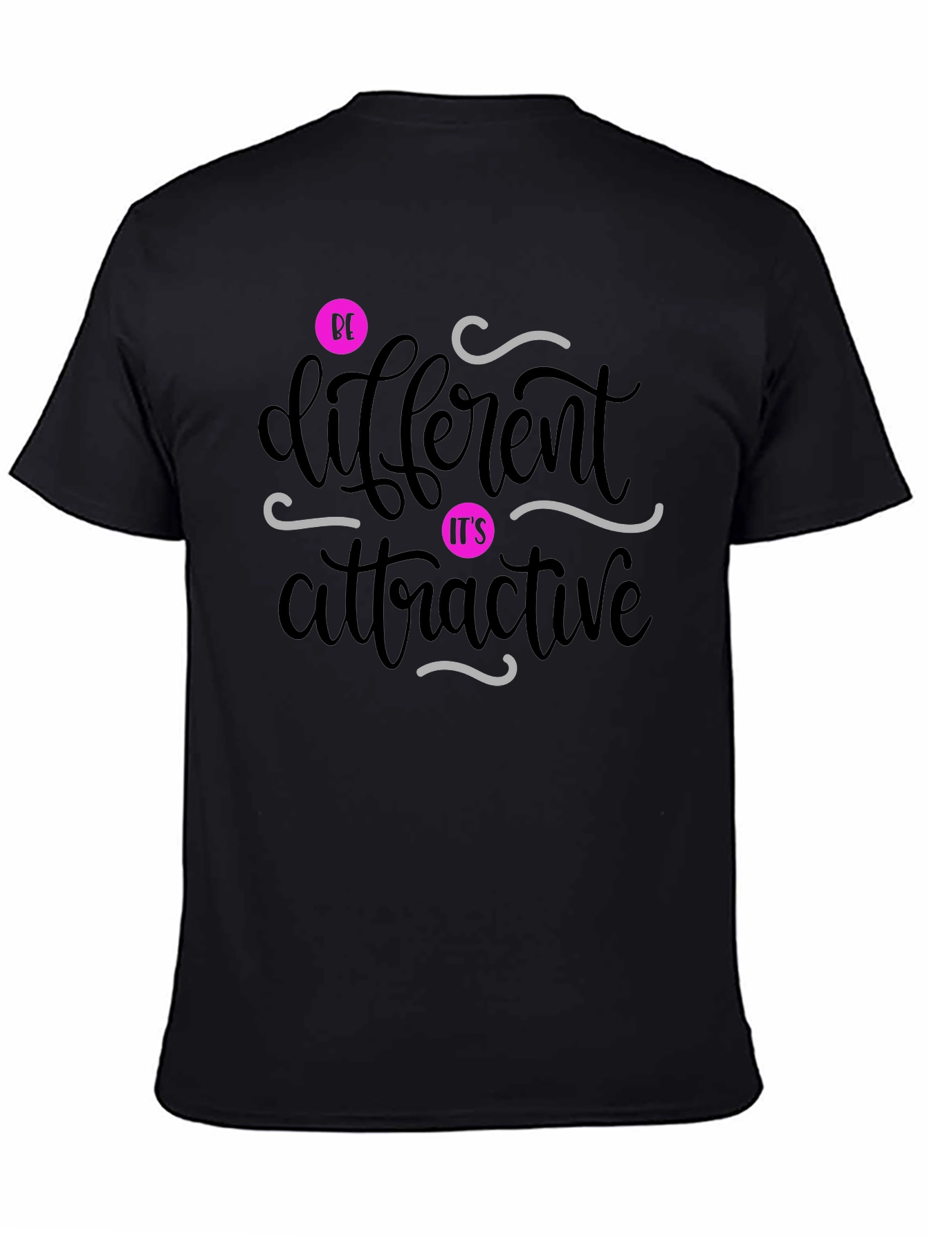Be Different Attractive T-Shirt - Unique Statement Tee