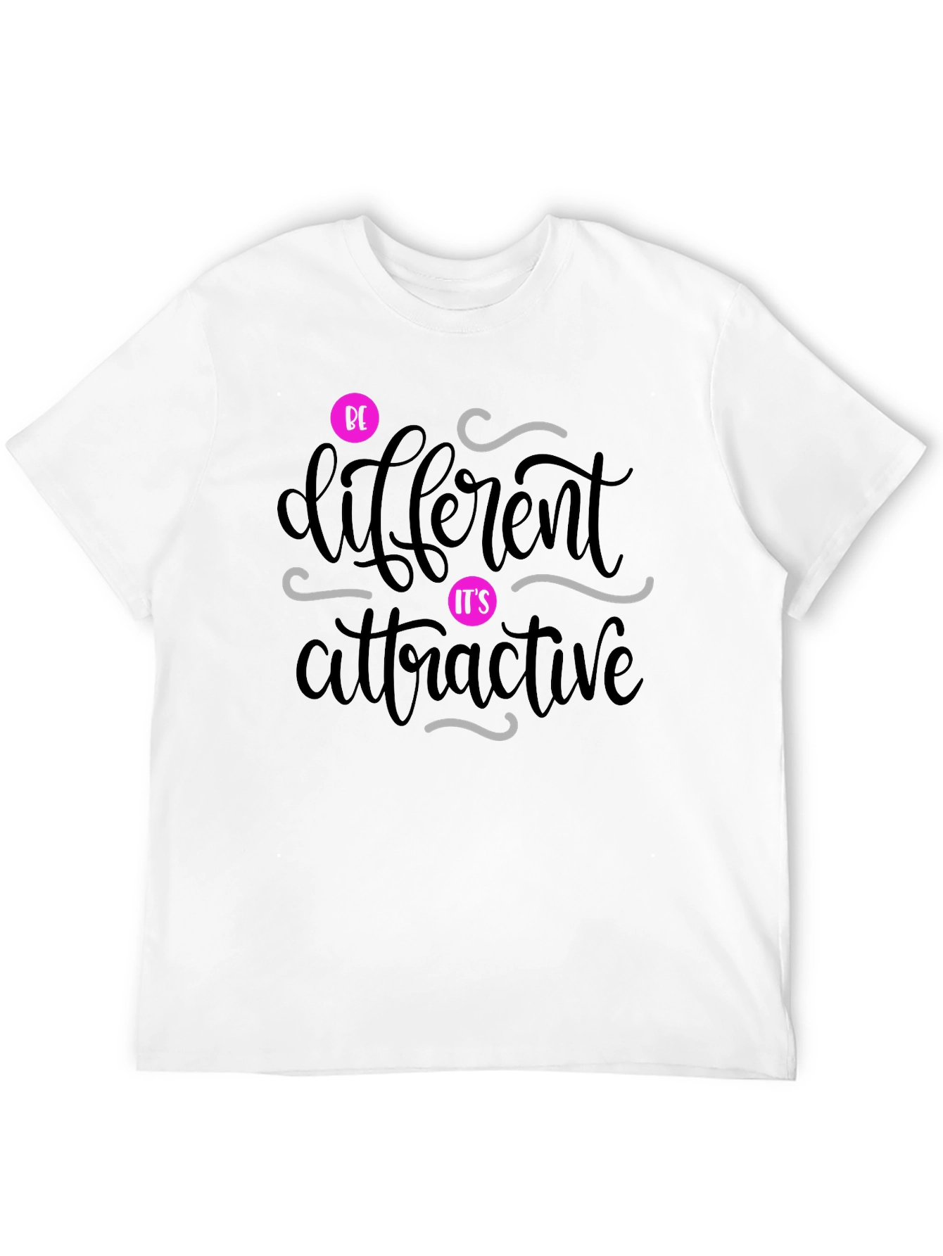 Be Different Attractive T-Shirt - Unique Statement Tee