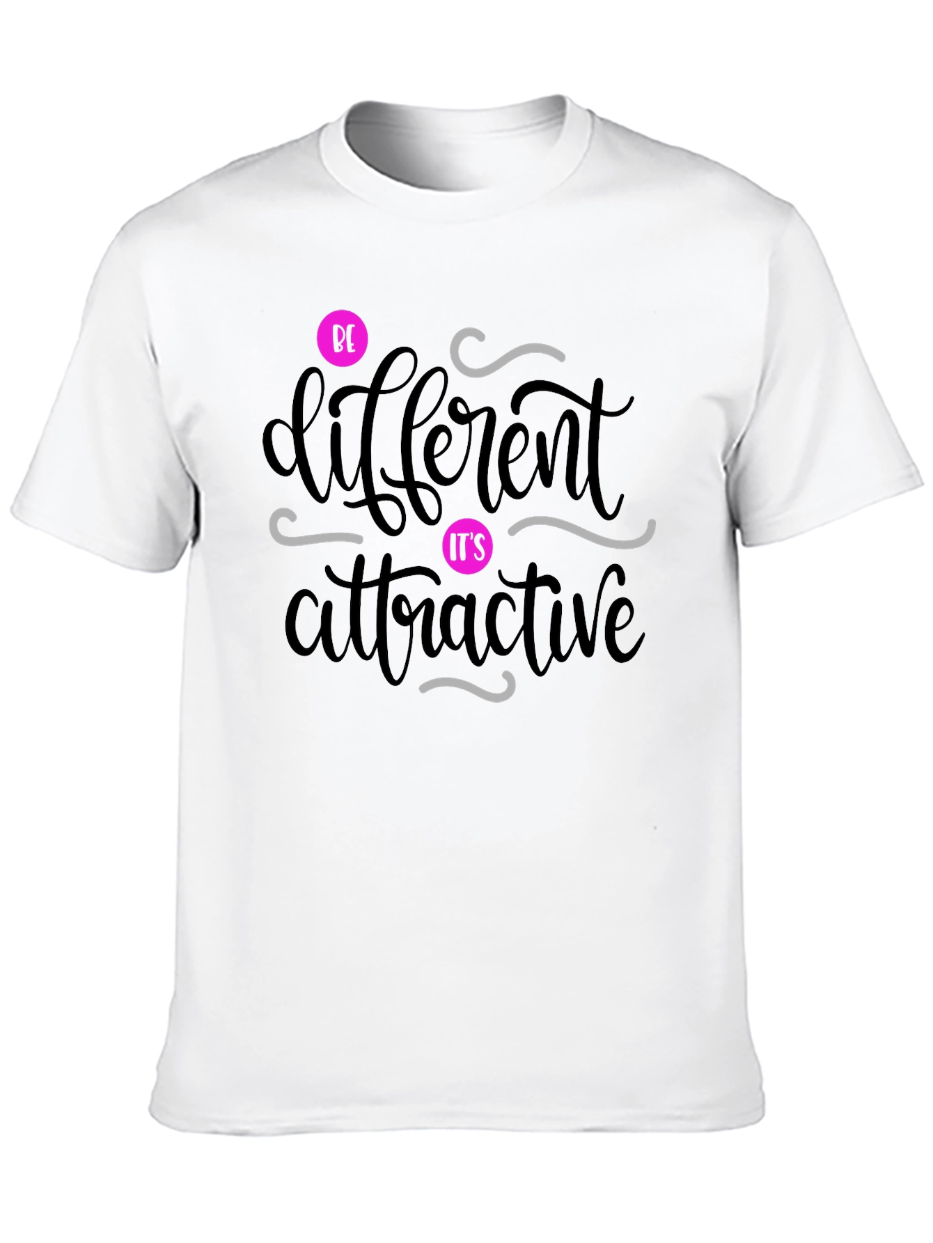 Be Different Attractive T-Shirt - Unique Statement Tee