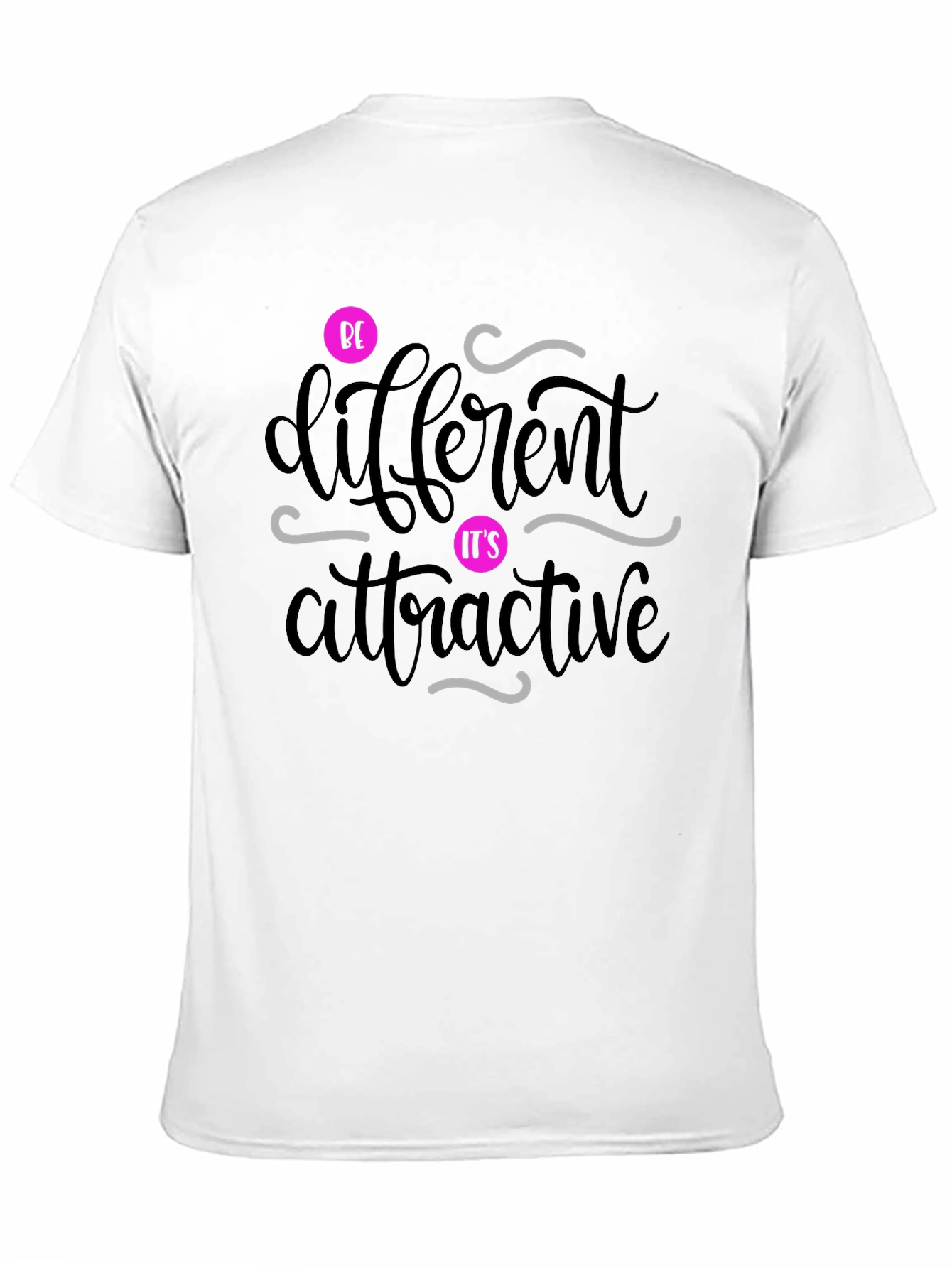 Be Different Attractive T-Shirt - Unique Statement Tee