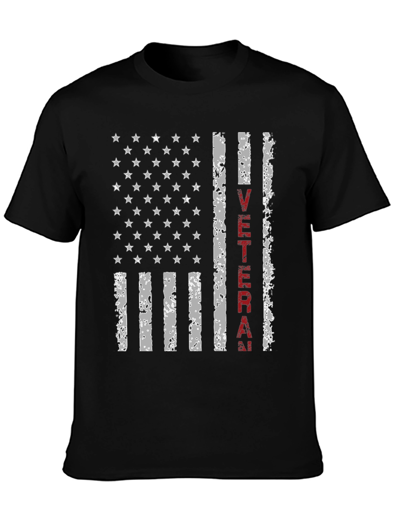 Veteran American Flag Graphic T-Shirt